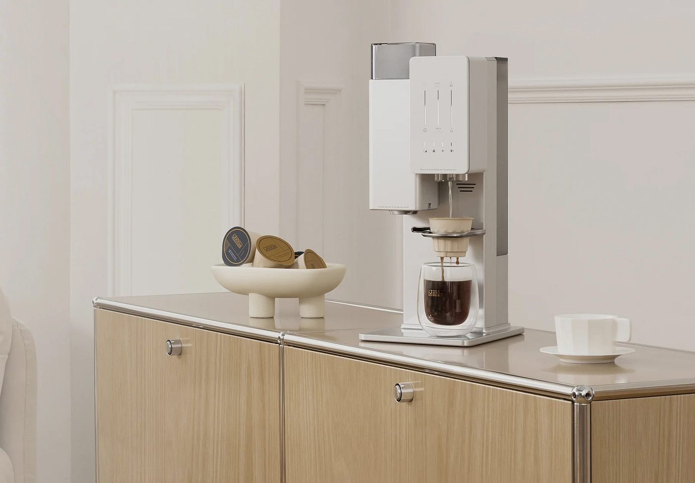 2023CES，BEST_OF_INNOVATION，Coffee machine，industrial design，Make coffee by hand，