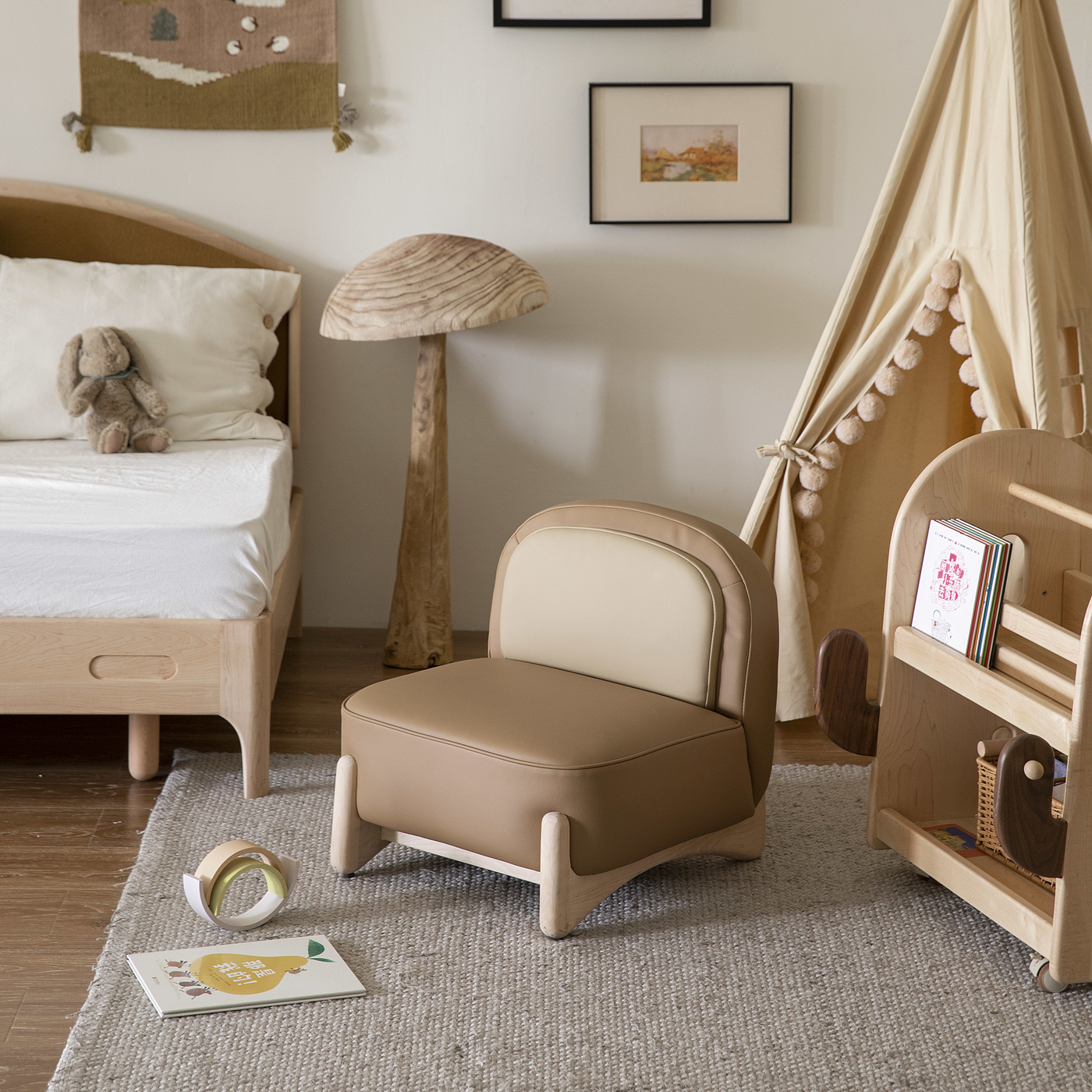 儿童家具，实木家具，家具设计，原创设计，床，沙发，床头柜，