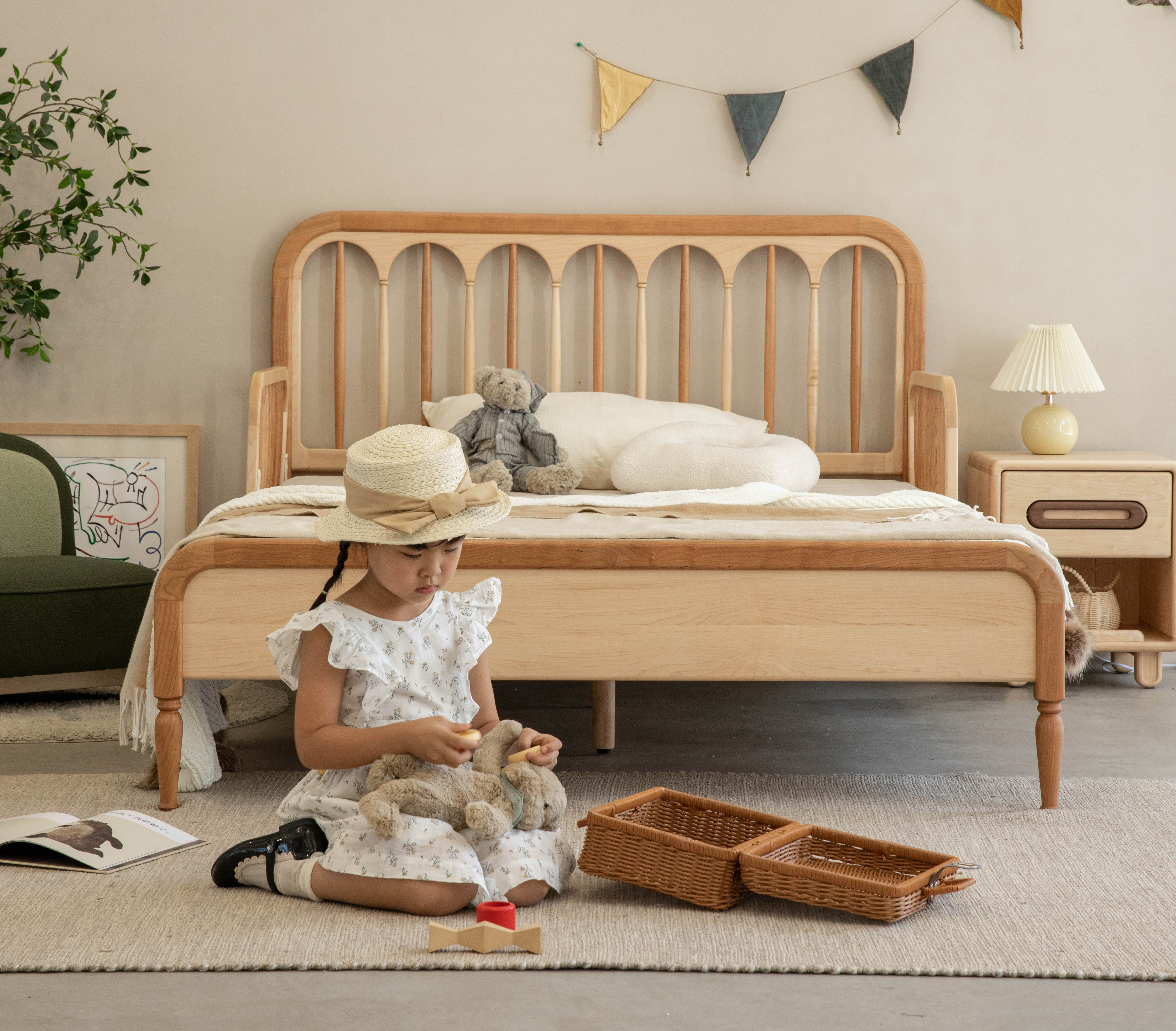 Children's furniture，Solid wood furniture，furniture design ，Original design，Bed，sofa，bedside cupboard，