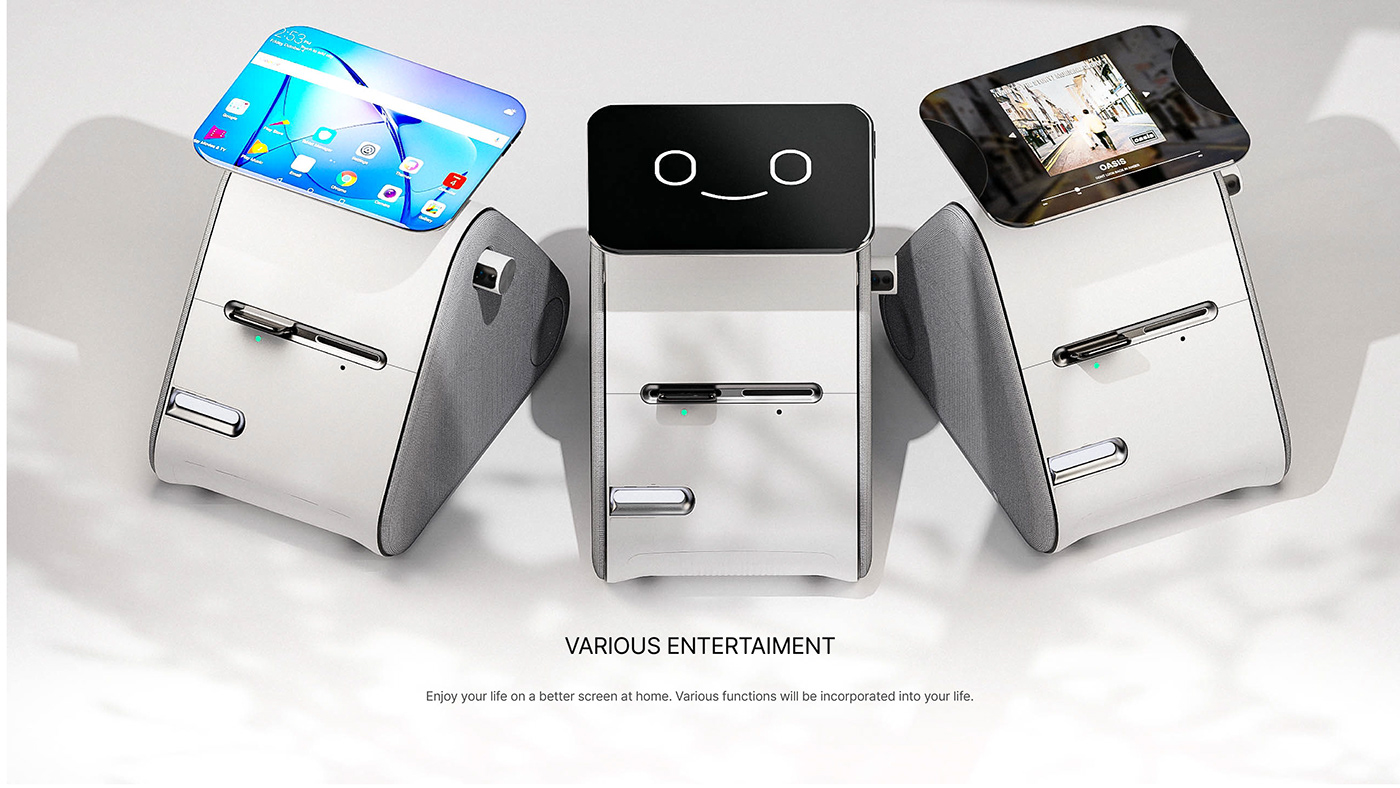 robot，intelligence，Household robot，Appearance design，product design，