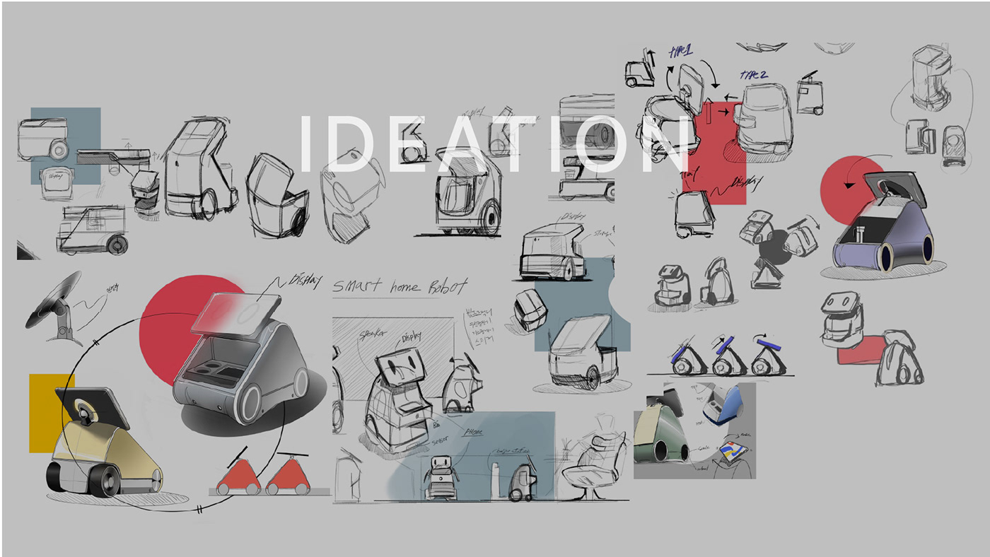 robot，intelligence，Household robot，Appearance design，product design，