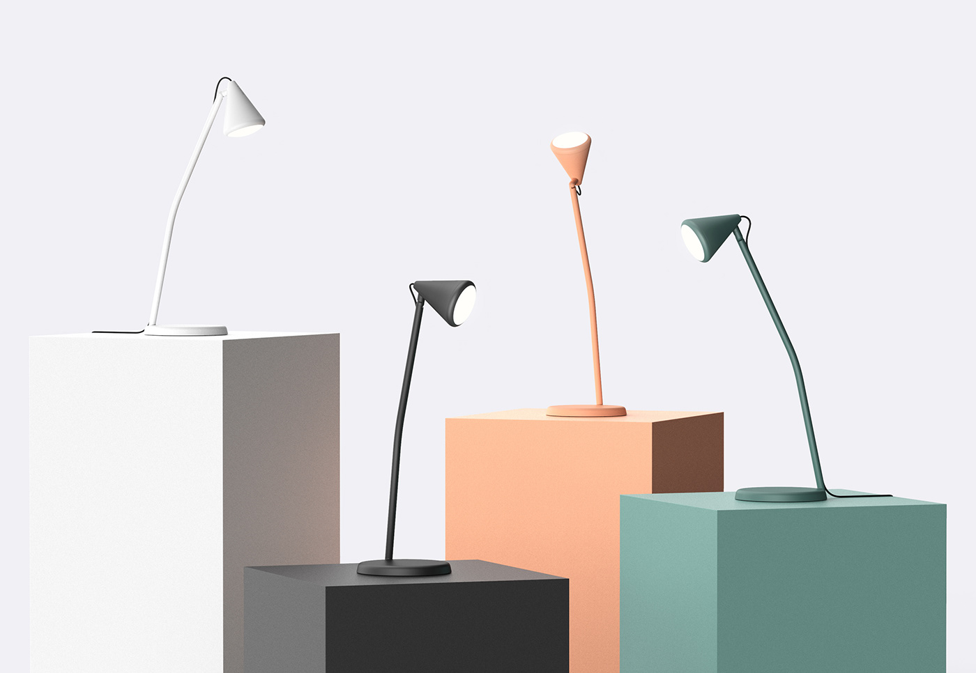 Desk lamp，Appearance design，delicate，product design，Loom，