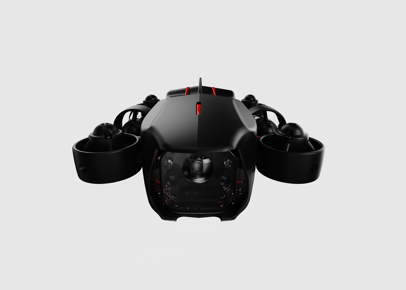 unmanned submarine，Underwater UAV，shark，Digital，