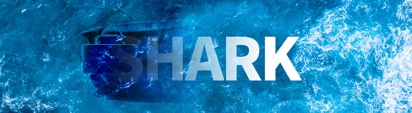 unmanned submarine，Underwater UAV，shark，Digital，