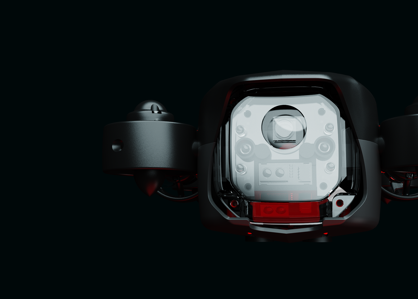 unmanned submarine，Underwater UAV，shark，Digital，