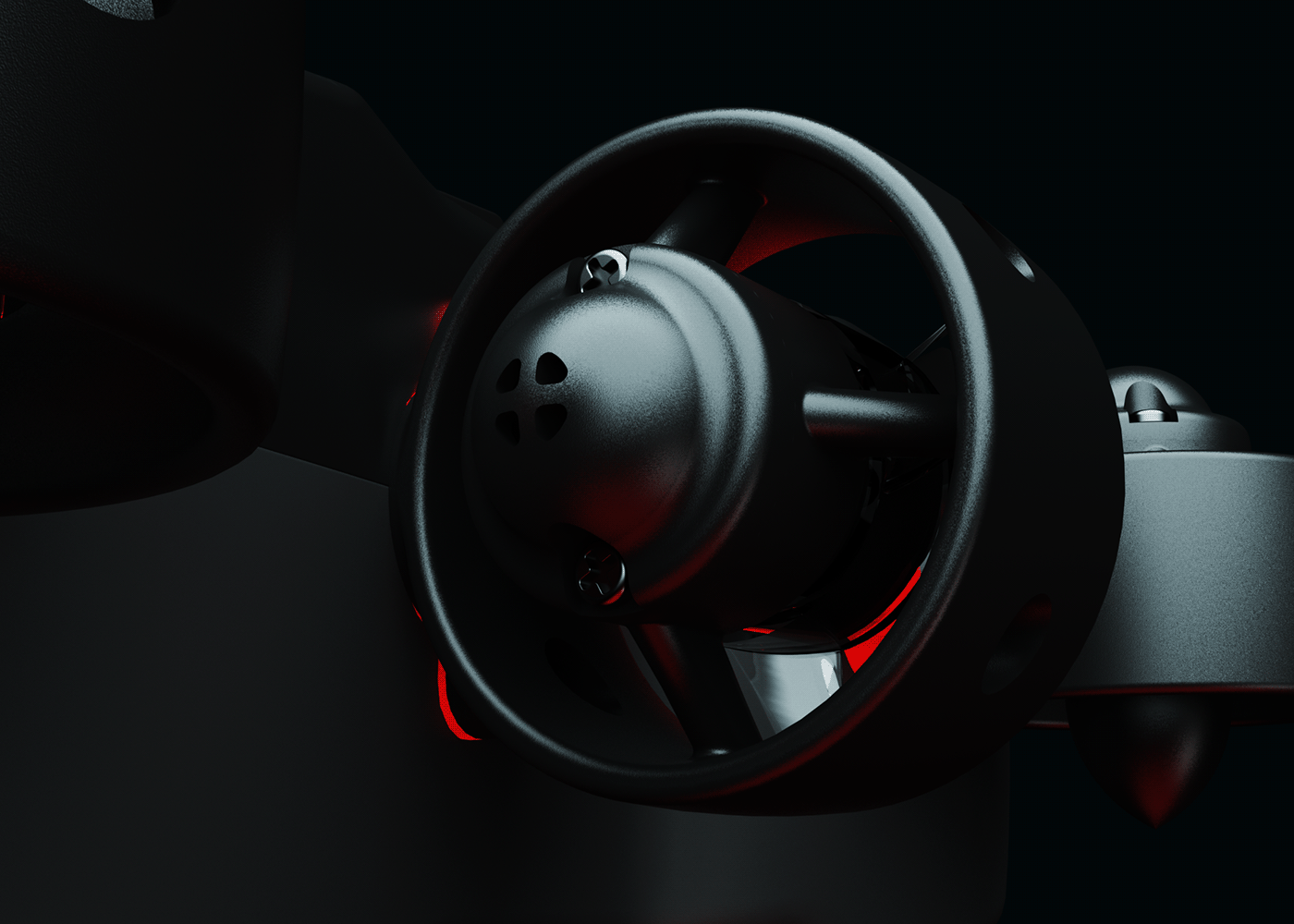 unmanned submarine，Underwater UAV，shark，Digital，