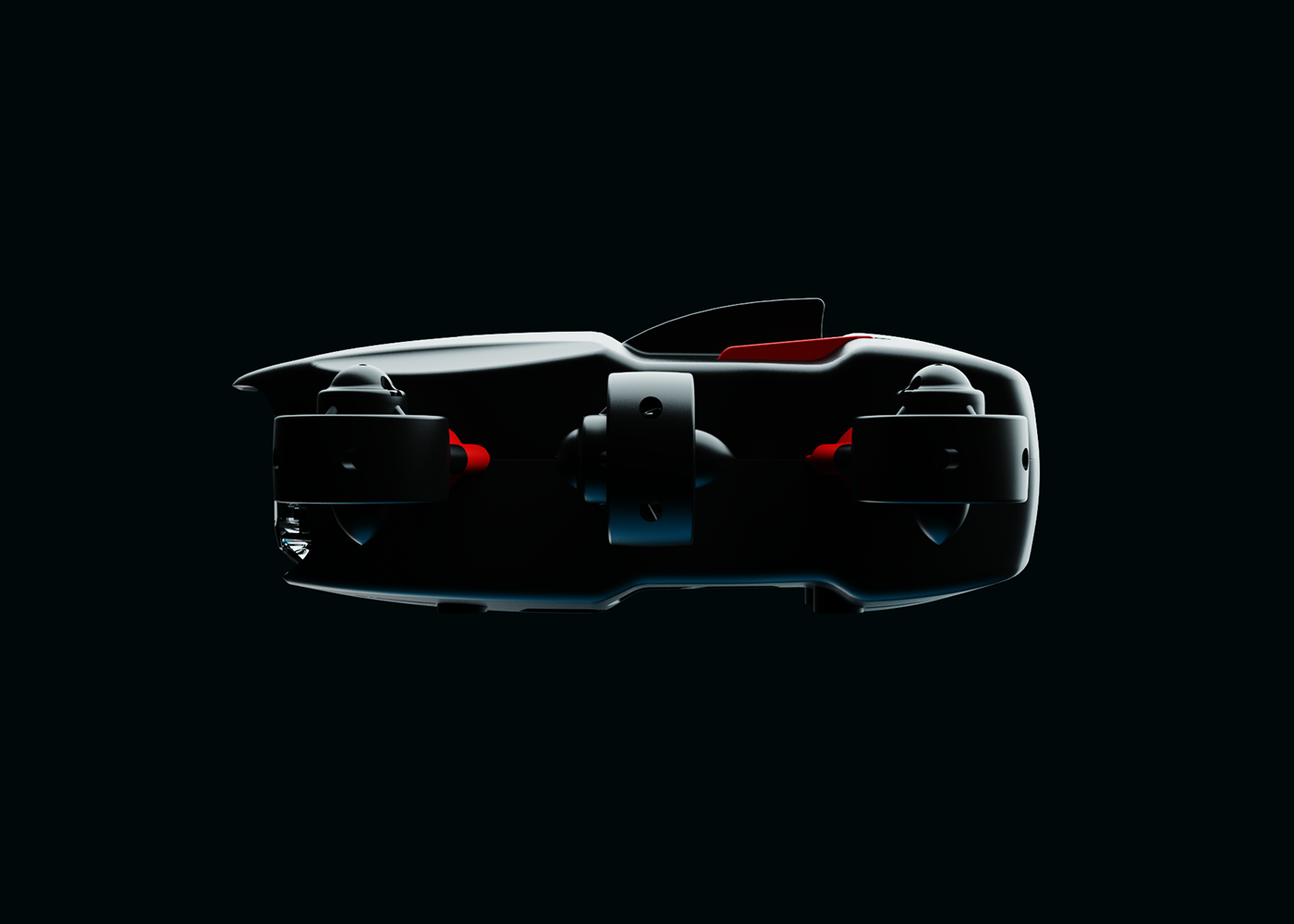 unmanned submarine，Underwater UAV，shark，Digital，