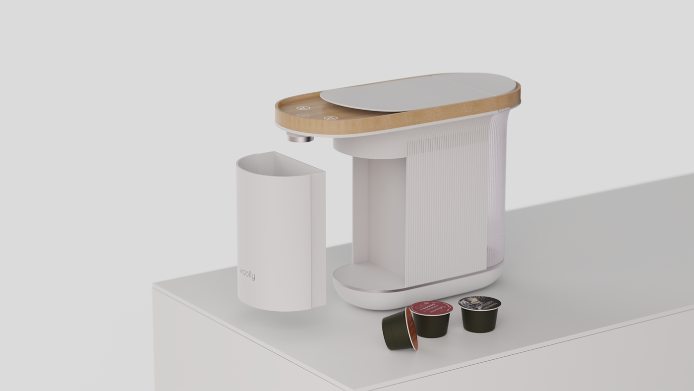 Coffee machine，Appearance design，product design，delicate，lungo，