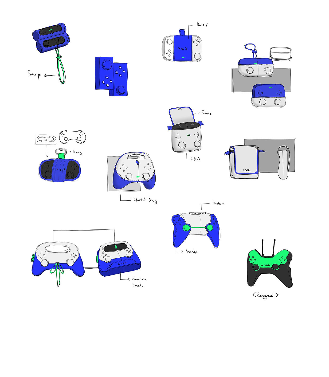 游戏手柄，ADER，游戏，控制器，ps5，xbox，