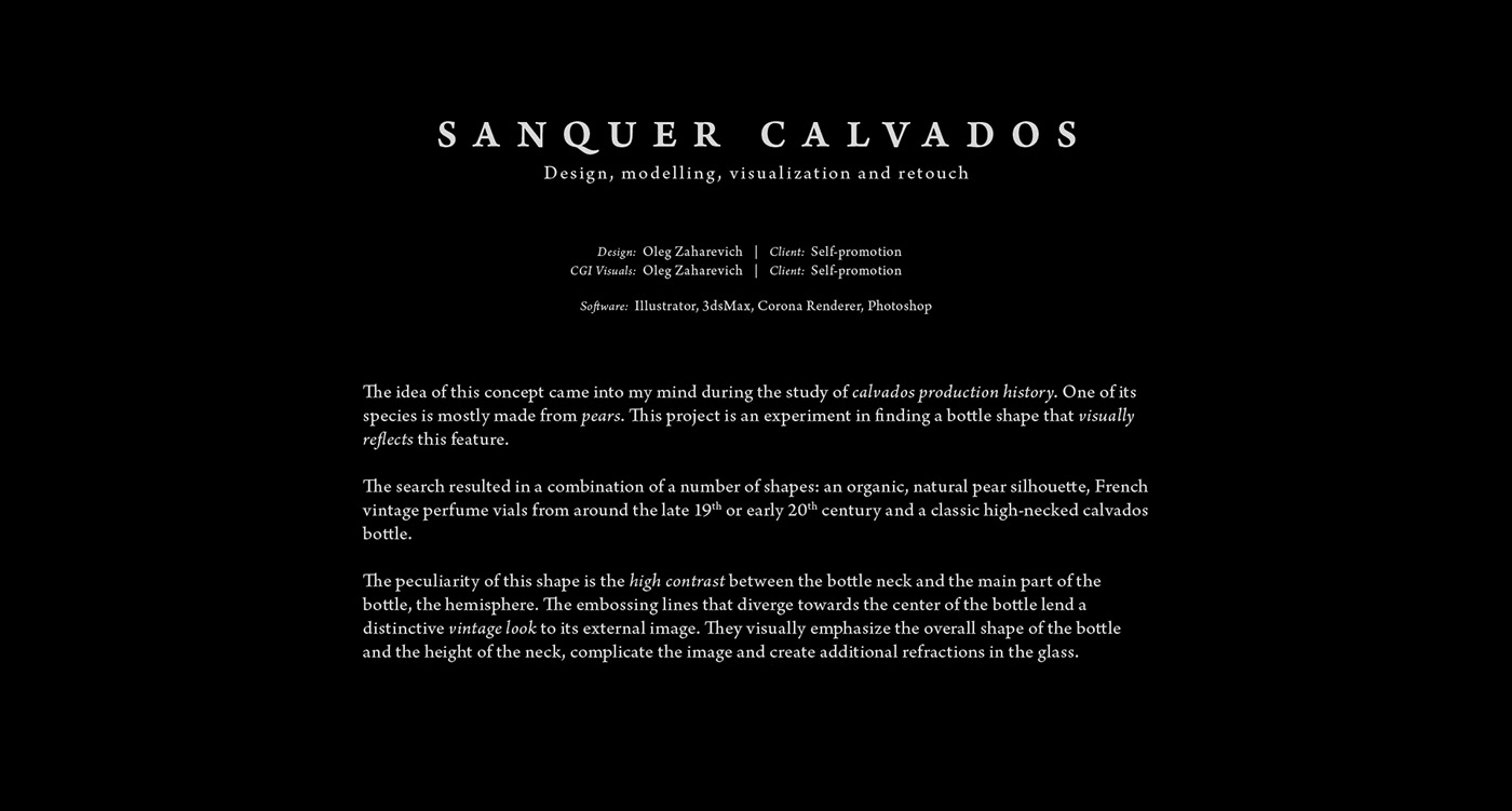 SANQUER Pear Calvado，packing，graphic design ，Digital art，