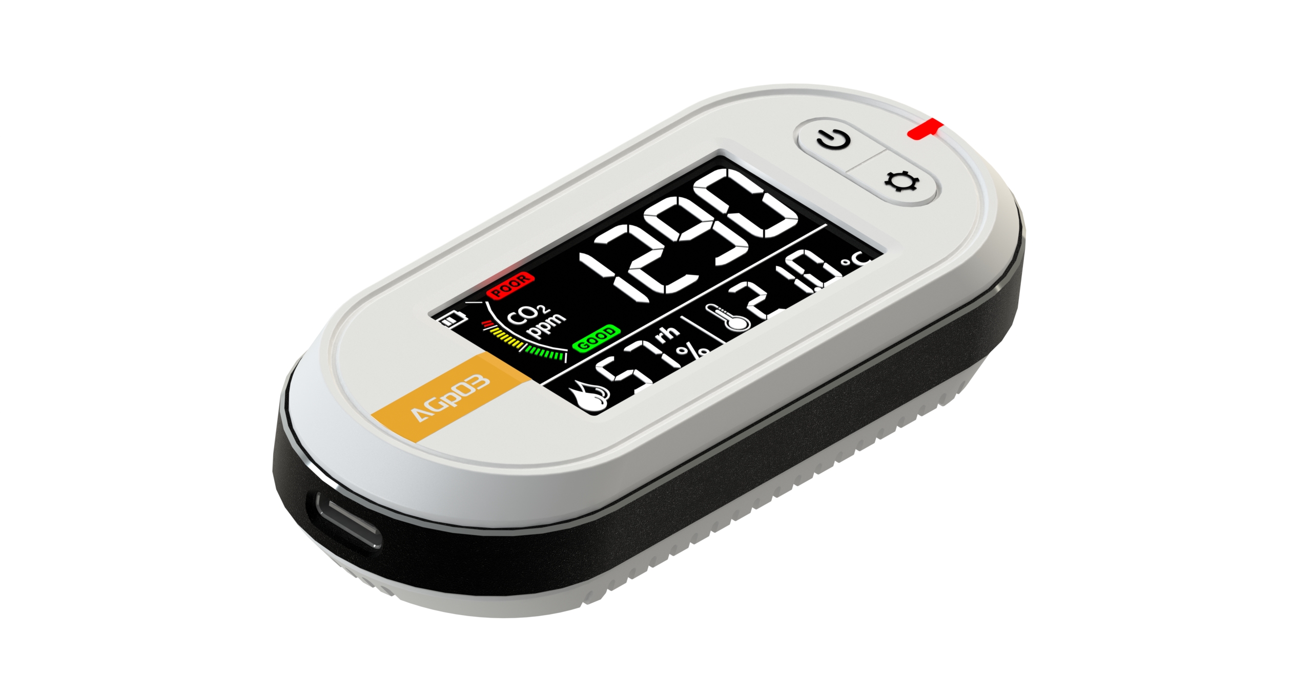 instrument，meter，outdoors，Portable，Carbon dioxide detection，Temperature and humidity detection，Air quality inspection，testing，