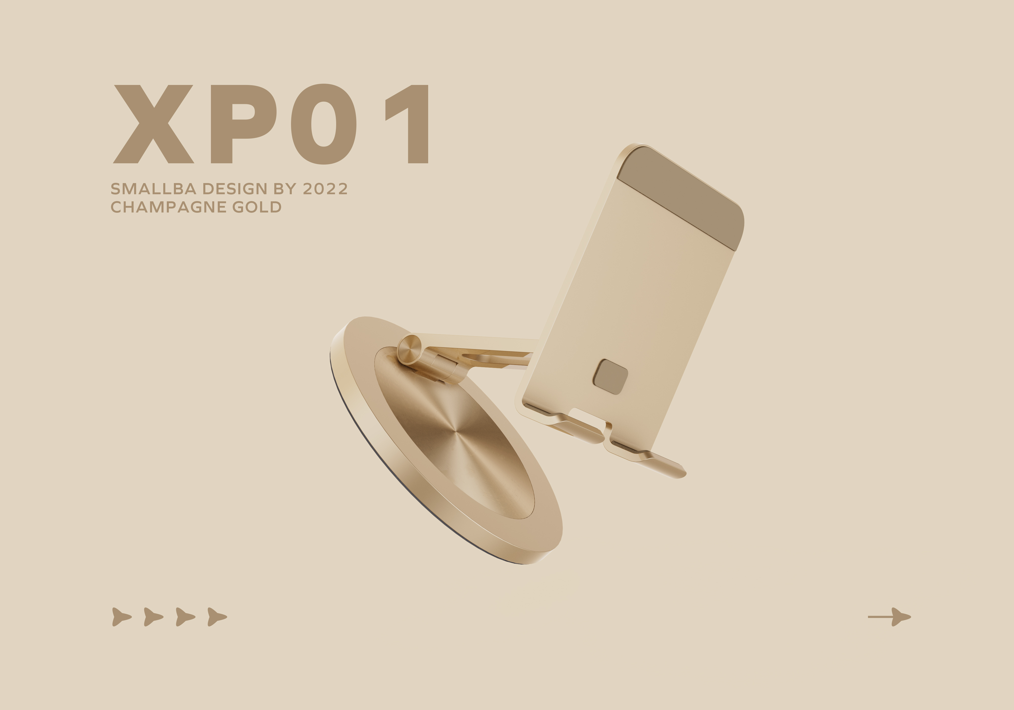 Mobile phone bracket，iPhone，Huawei Mobile，Flat support，aluminium alloy，360 ° rotation，