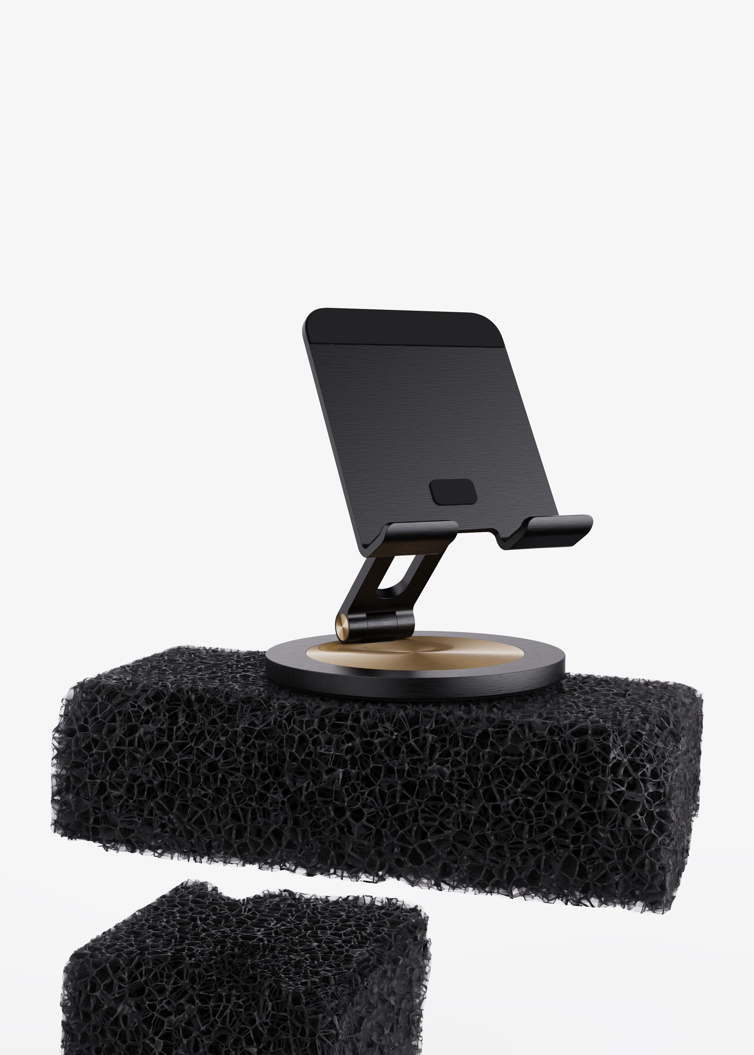 Mobile phone bracket，iPhone，Huawei Mobile，Flat support，aluminium alloy，360 ° rotation，