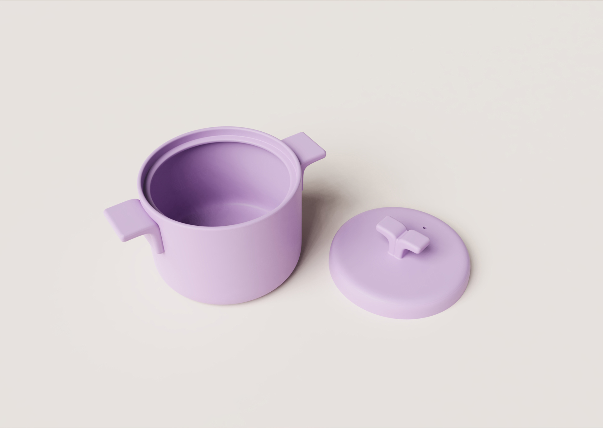 Casserole，ceramics，Kitchen supplies，Simple style，Cream，diligent，