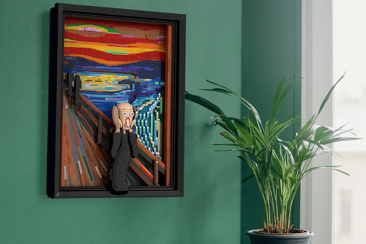 Edvard Munch，乐高，积木，创意，