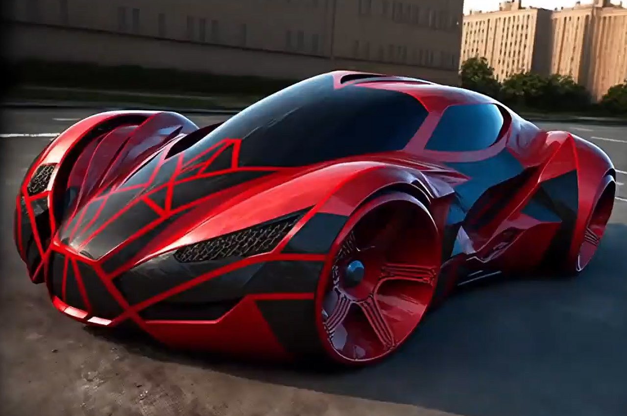 Marvel，automobile，Cool，concept，Appearance design，