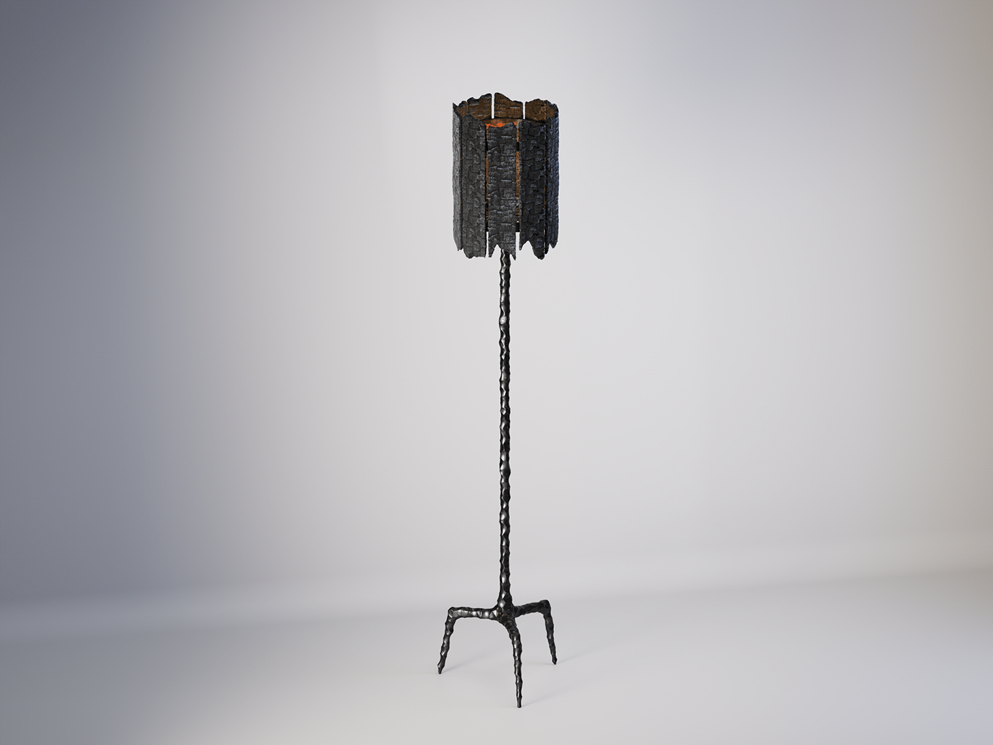 Floor lamp，product design，Appearance design，Cool，delicate，