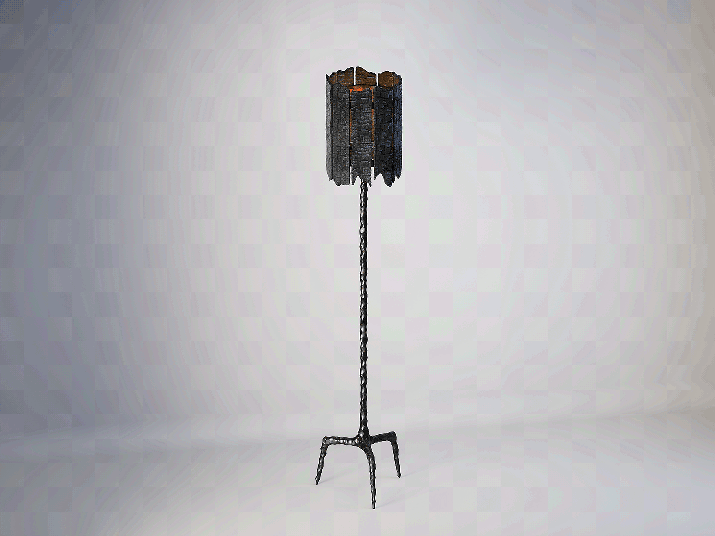 Floor lamp，product design，Appearance design，Cool，delicate，