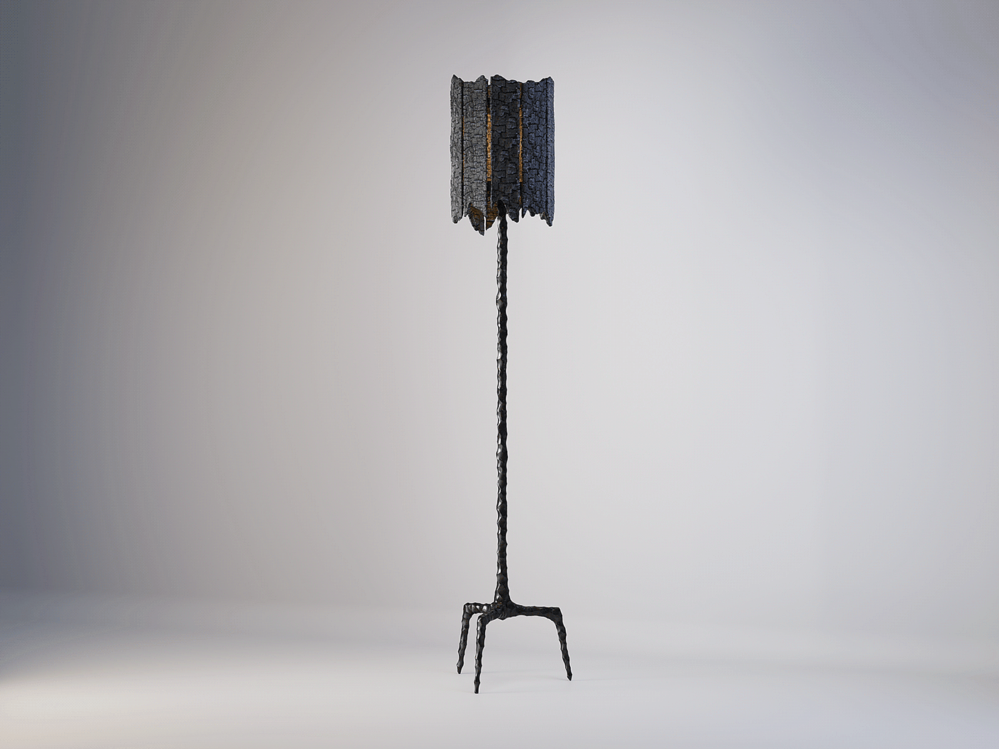 Floor lamp，product design，Appearance design，Cool，delicate，