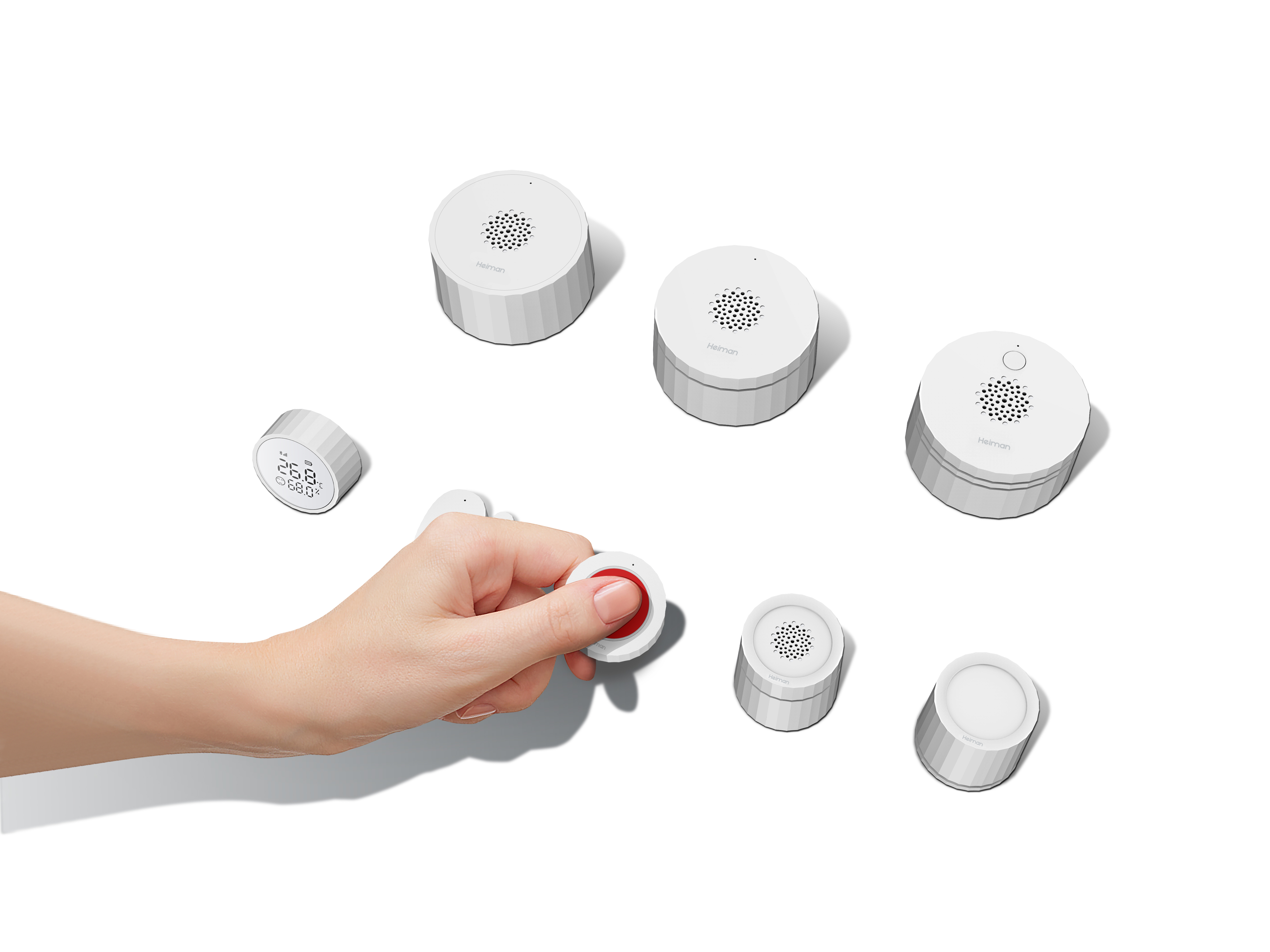 Red dot award，2022，Series products，Smart home，Sensor design，Alarm design，