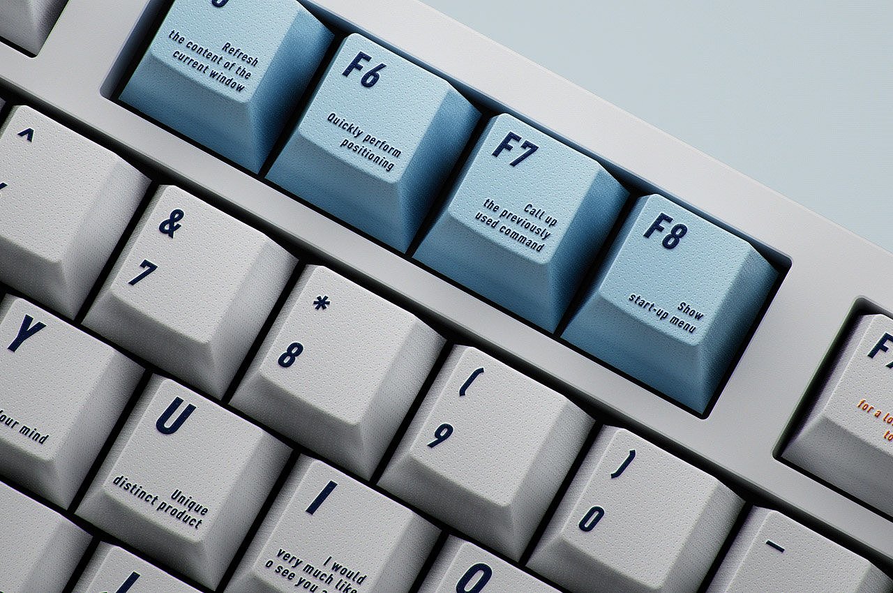 Mechanical keyboard，Appearance design，Cool，delicate，product design，HELLO WORLD，