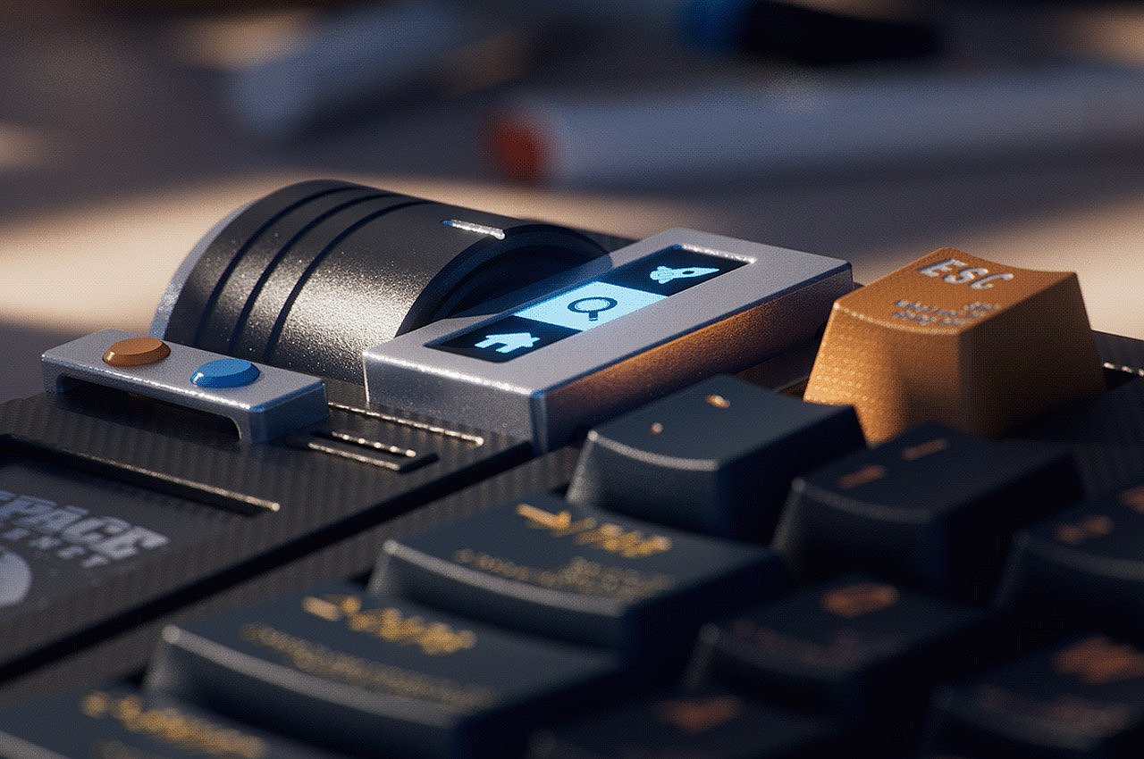 Mechanical keyboard，Appearance design，Cool，delicate，product design，HELLO WORLD，
