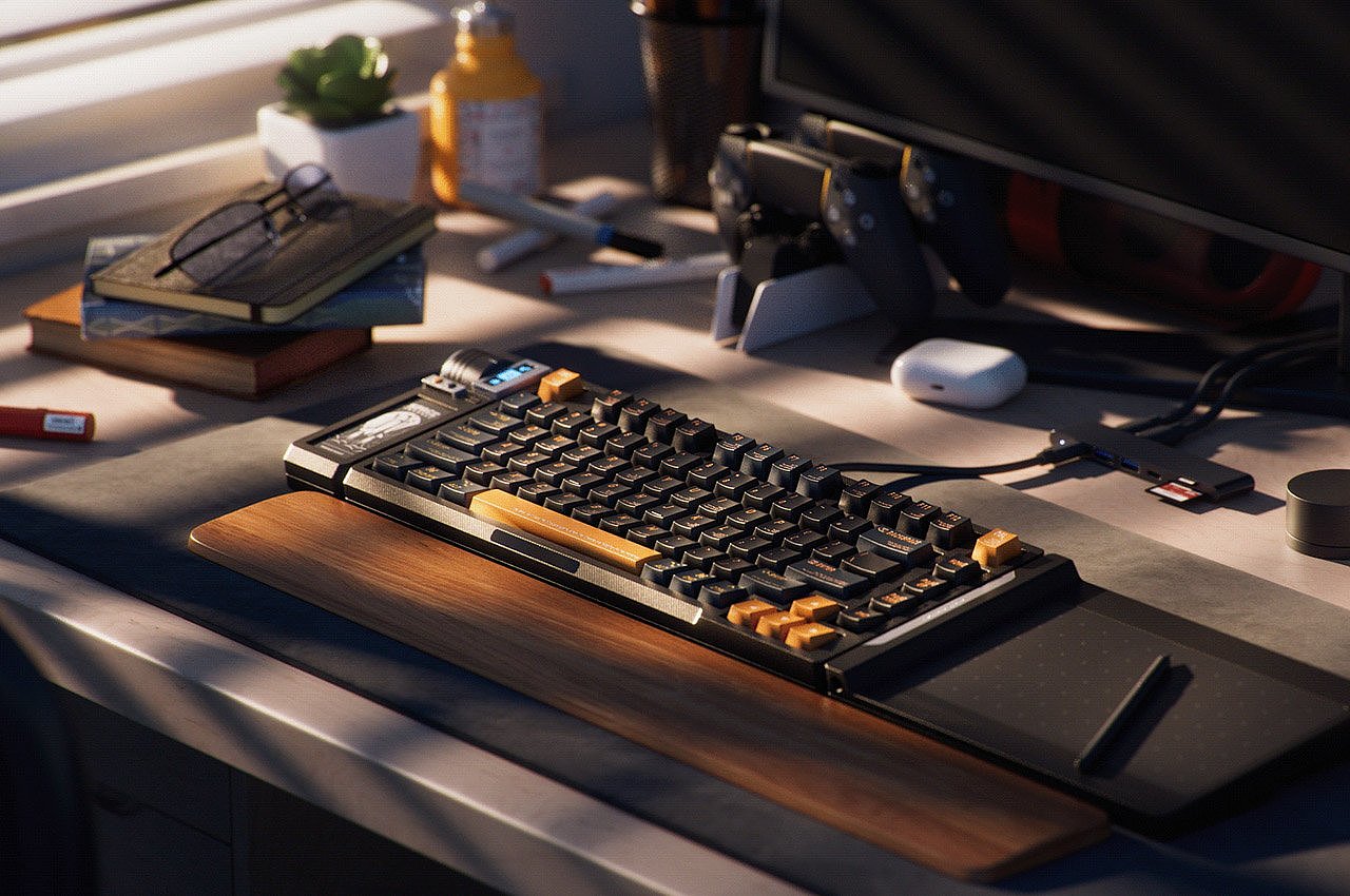 Mechanical keyboard，Appearance design，Cool，delicate，product design，HELLO WORLD，