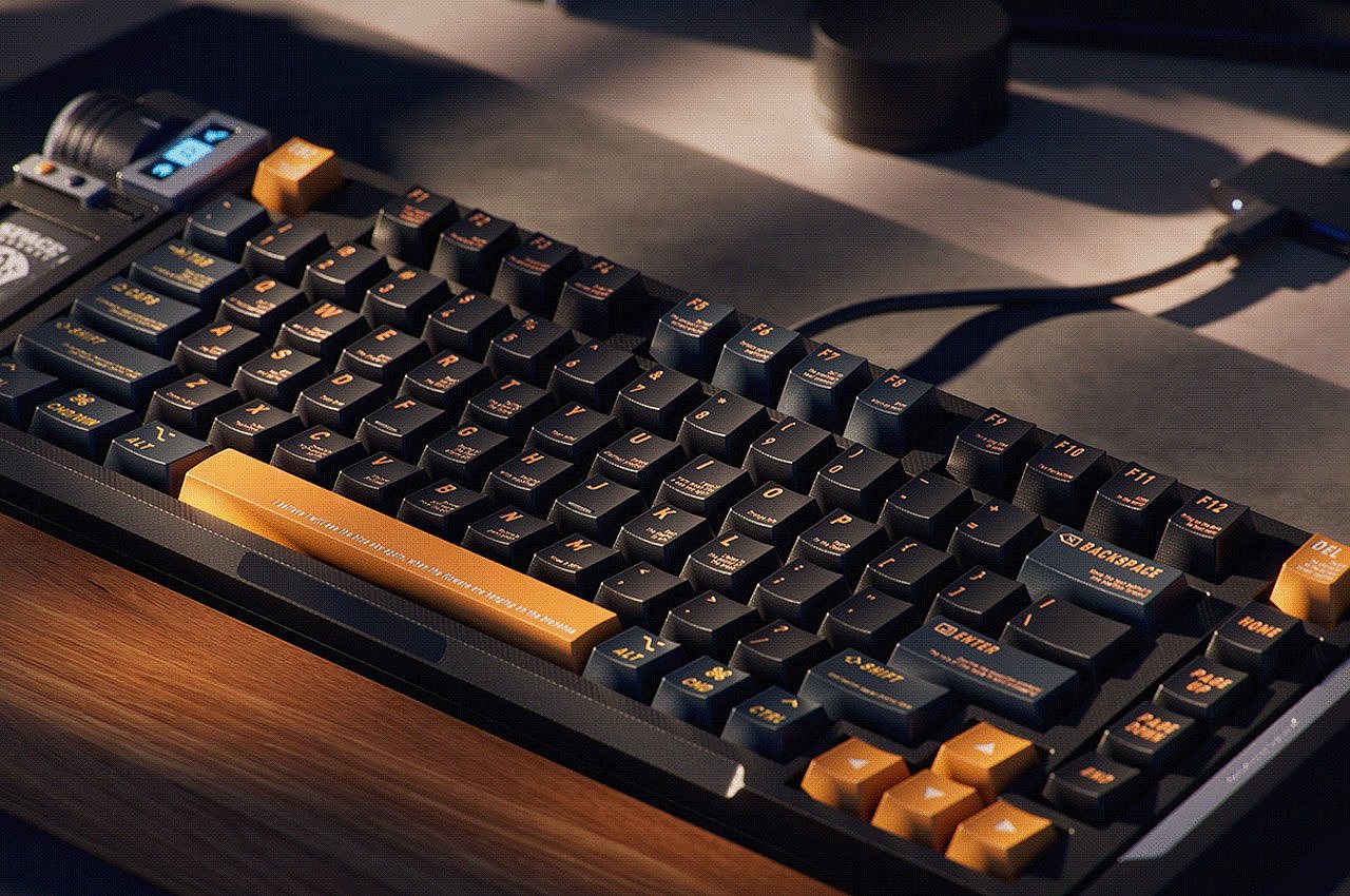 Mechanical keyboard，Appearance design，Cool，delicate，product design，HELLO WORLD，