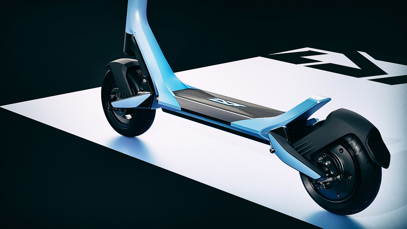 Appearance design，Structural design，conceptual design，Adult Scooter，