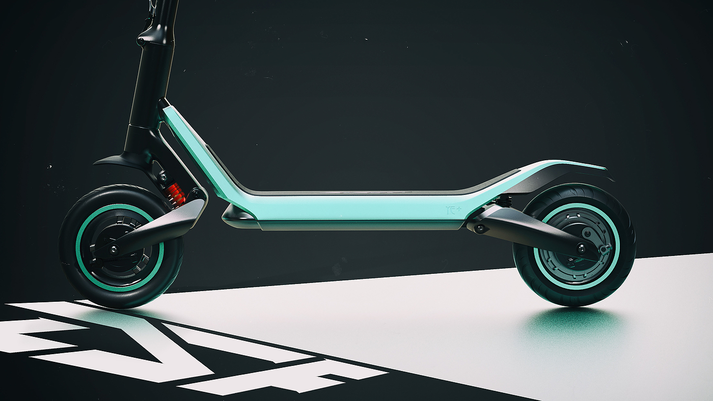 Appearance design，Structural design，conceptual design，Adult Scooter，
