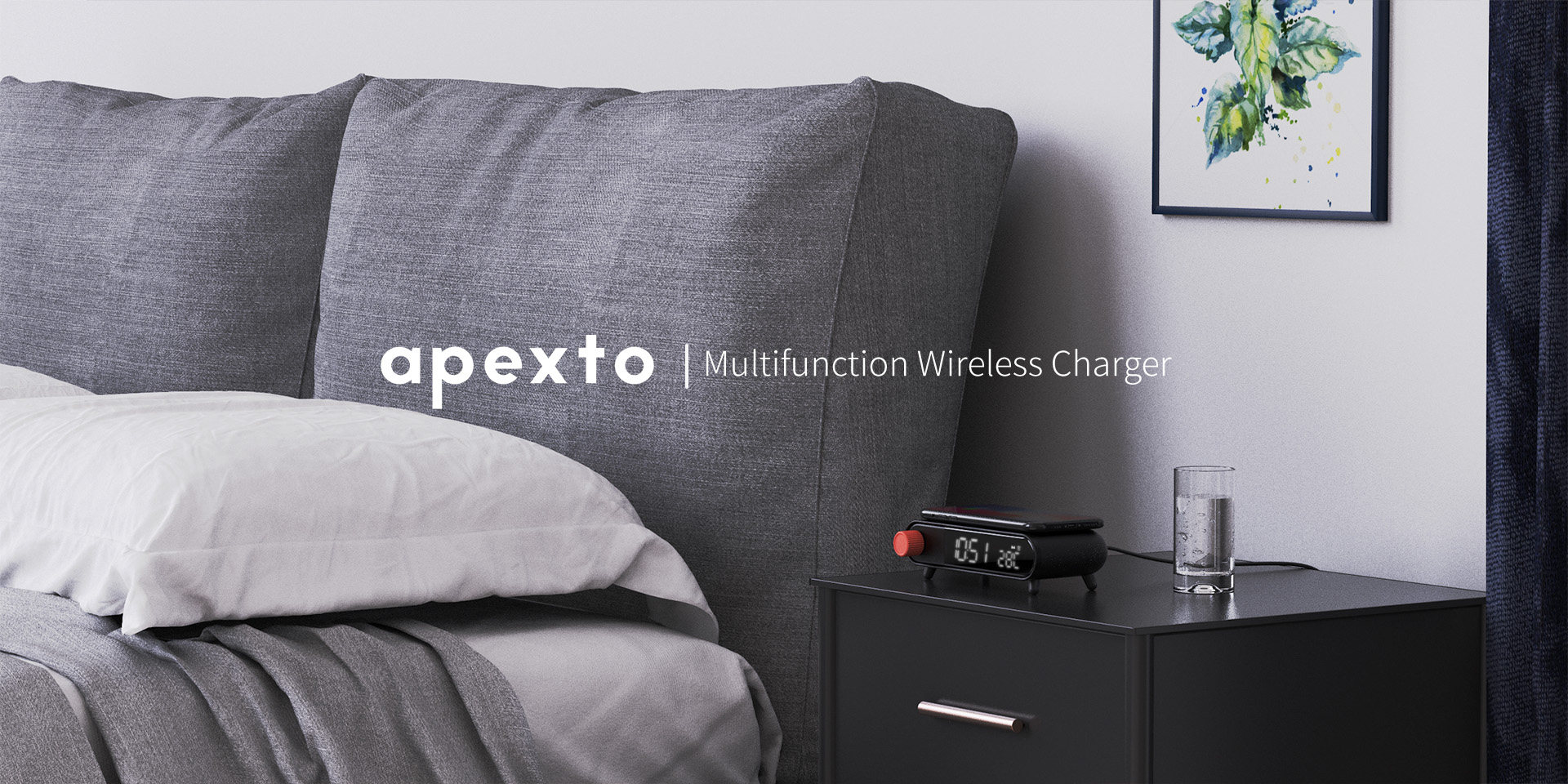 Product planning，product design，Product vision，Product landing，Clock wireless charging，Product shooting，