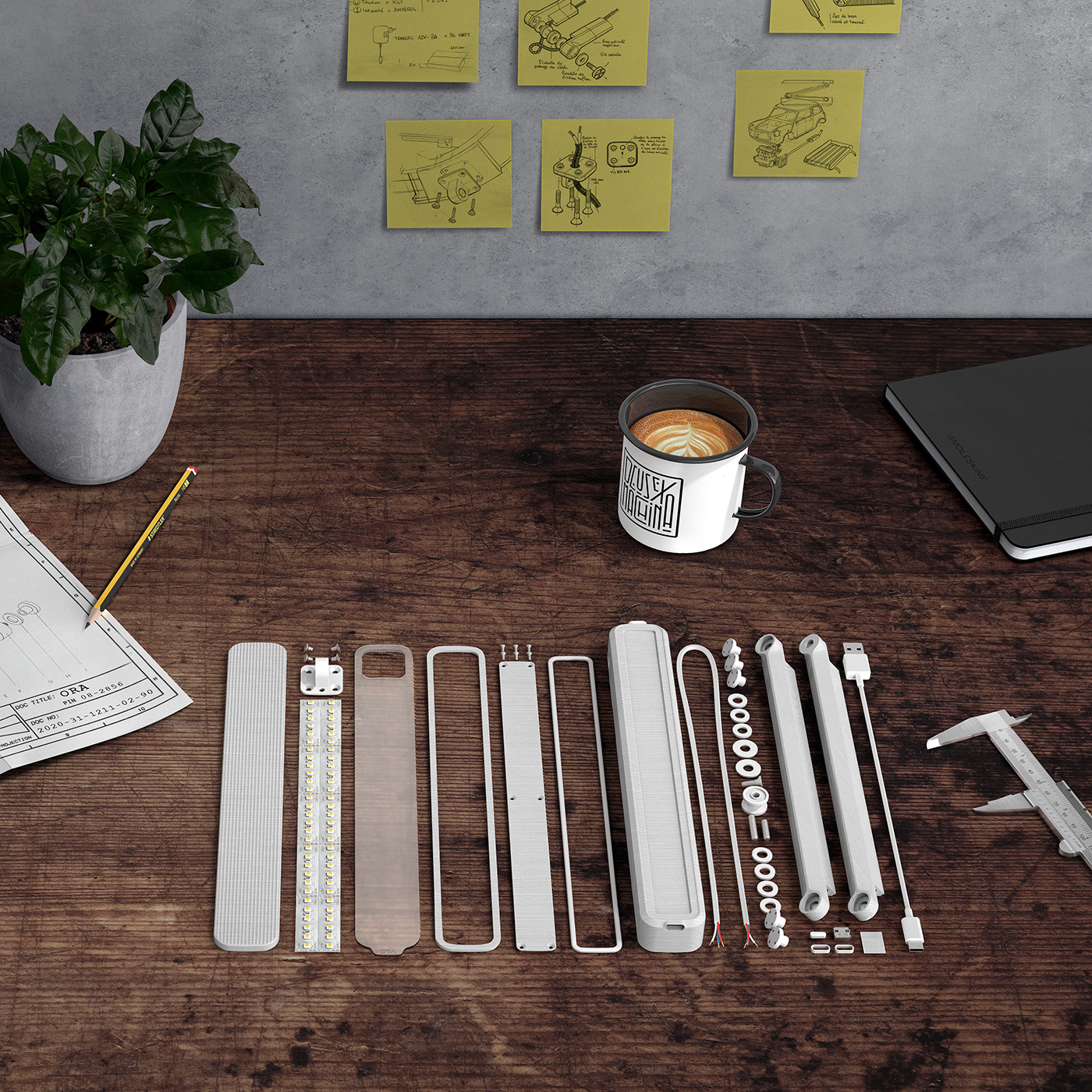 Desk lamp，Appearance design，delicate，product design，convenient，Small，