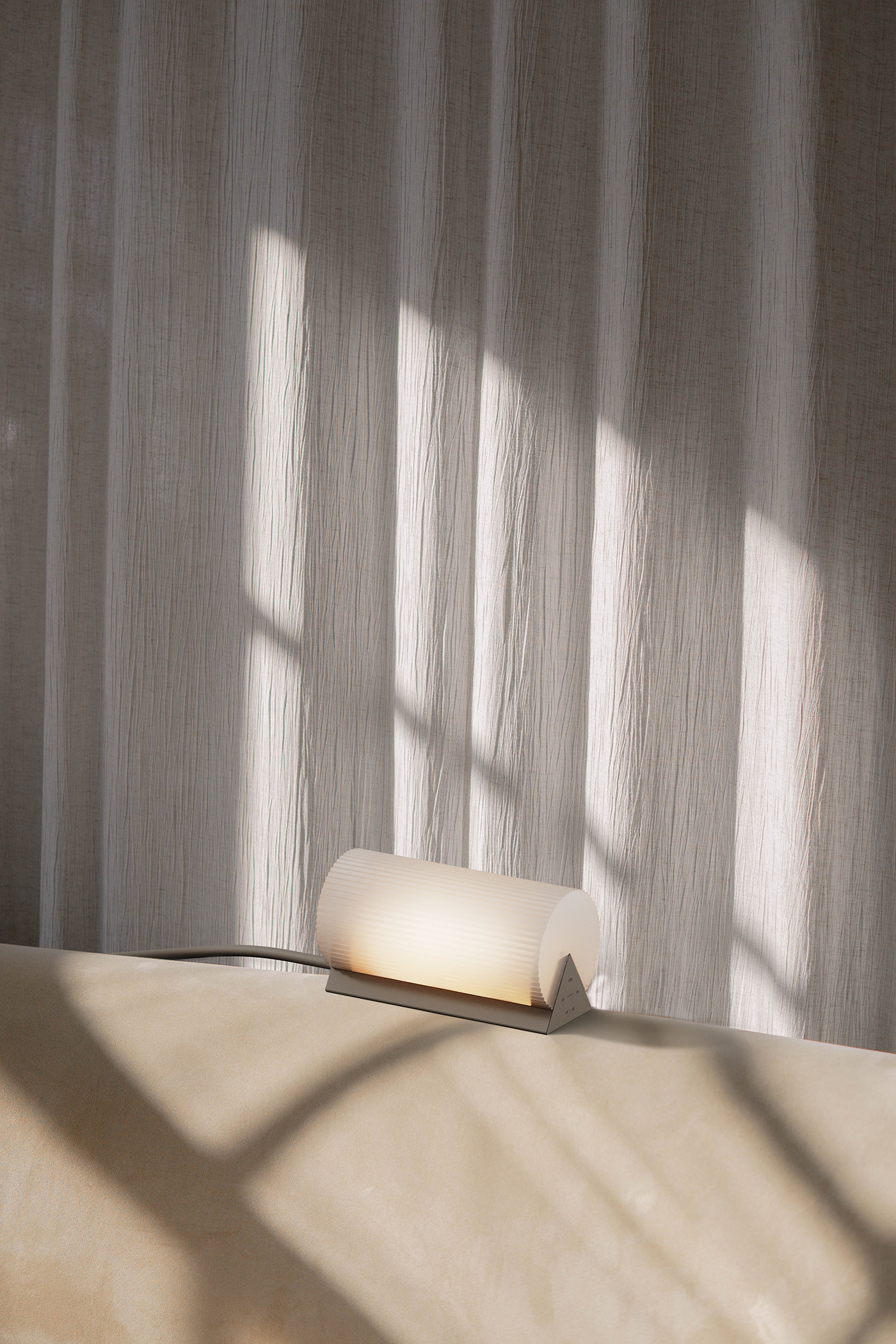 Desk lamp，product design，geometry，Appearance design，delicate，