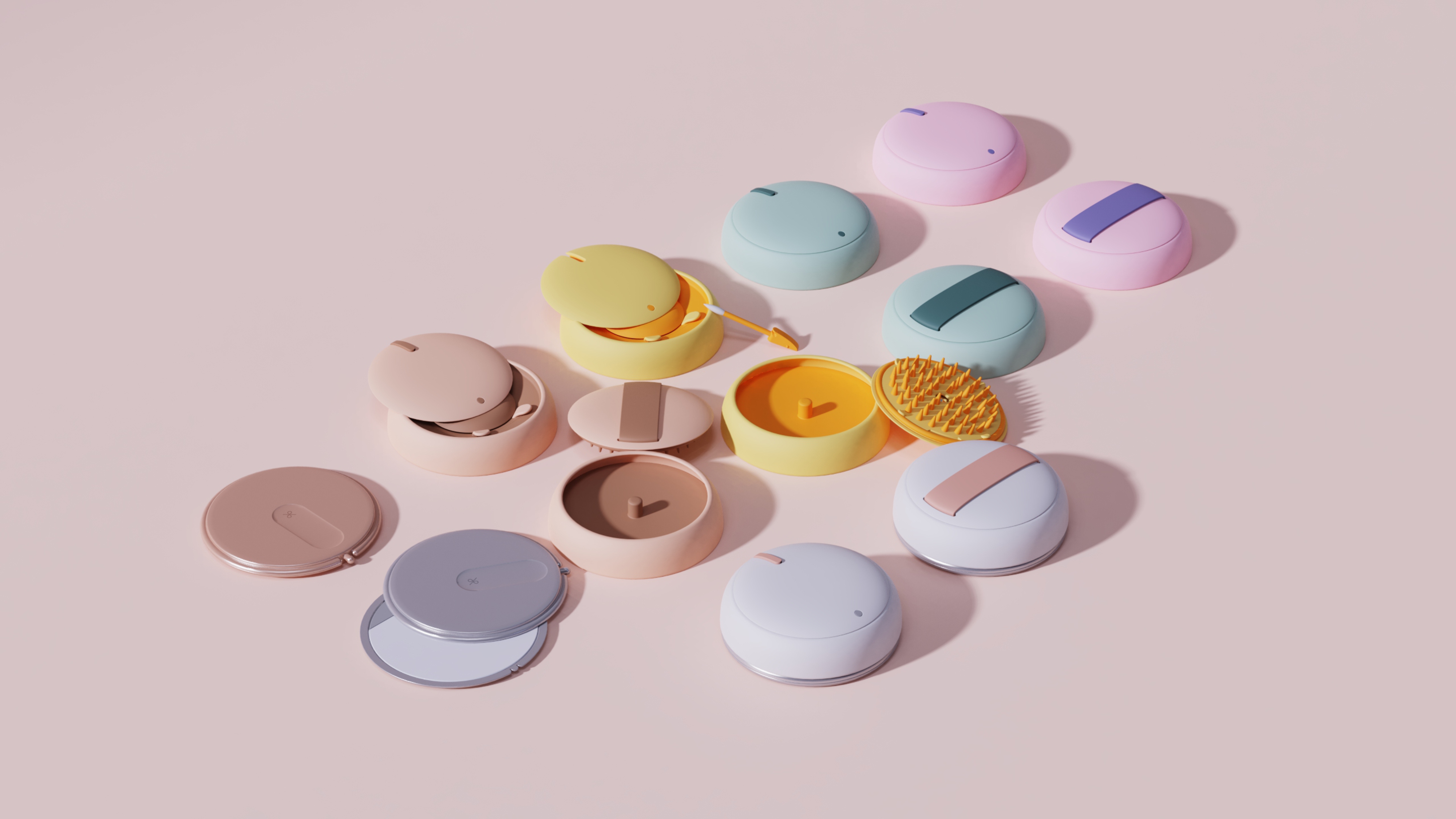 Product planning，product design，Product vision，Product landing，Video shooting，Floss，Massage comb，Makeup mirror/makeup stick，