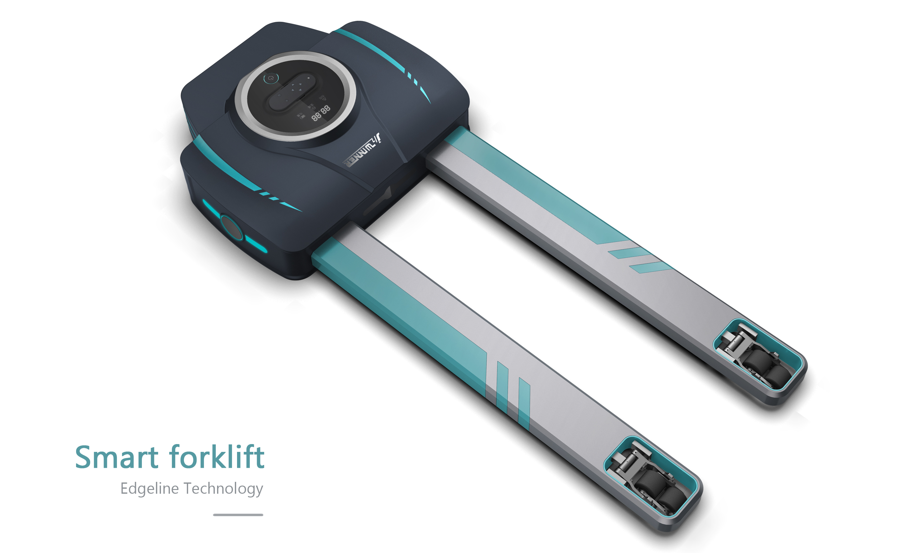 Intelligent forklift，transport，Intelligent technology，2019 Gold Point Industrial Design Award，stability，