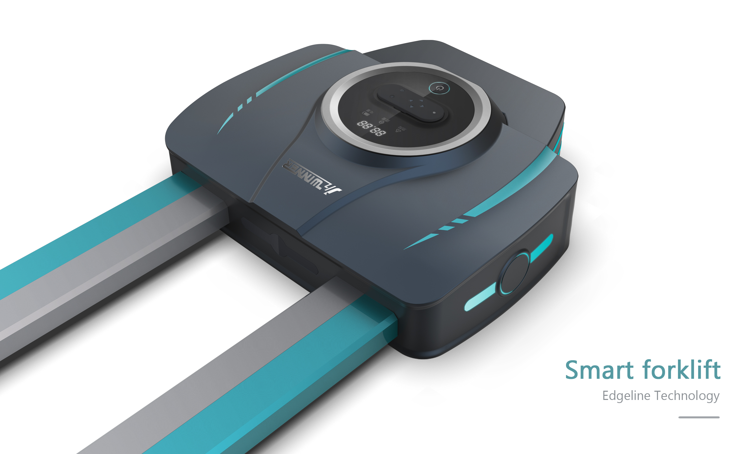 Intelligent forklift，transport，Intelligent technology，2019 Gold Point Industrial Design Award，stability，