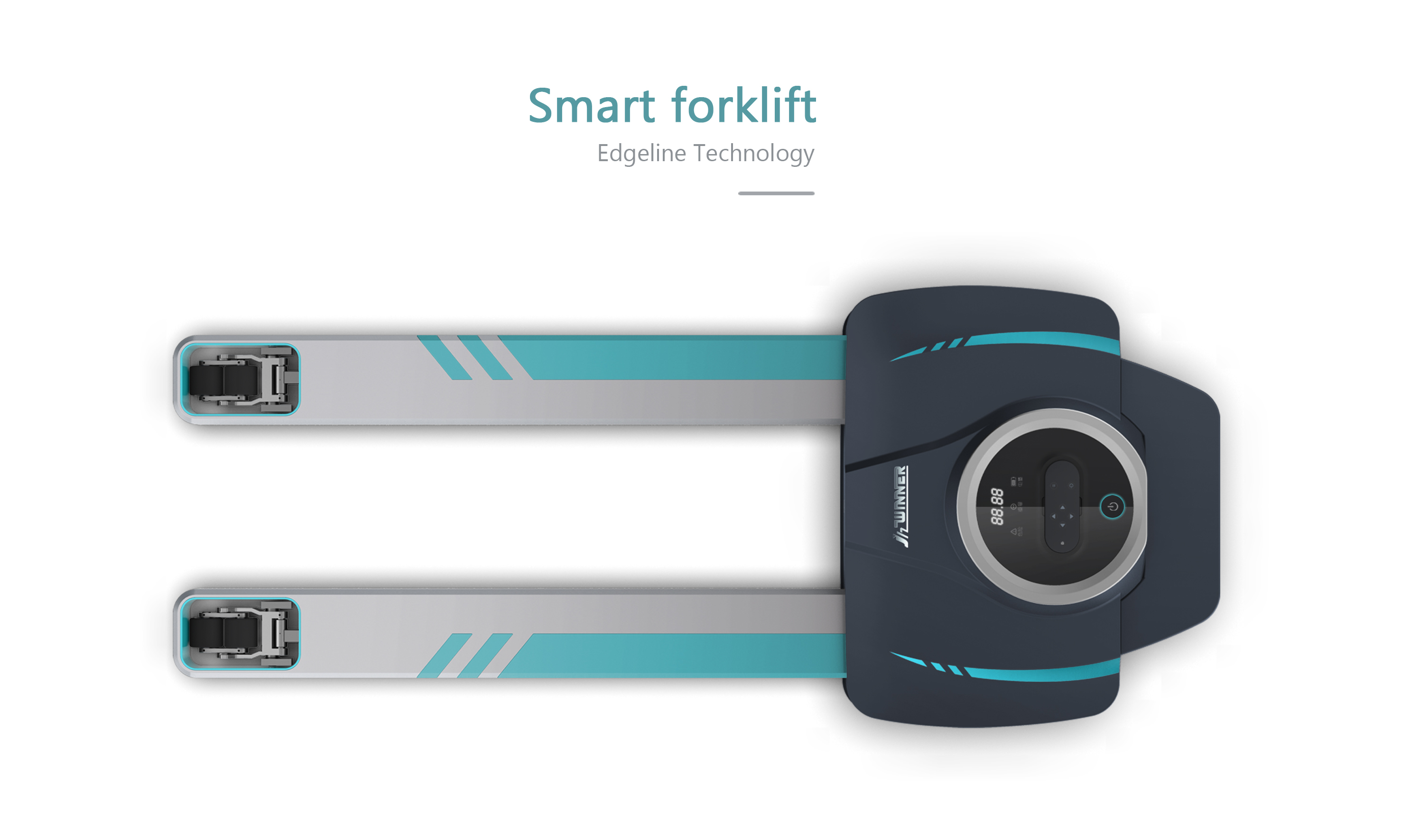 Intelligent forklift，transport，Intelligent technology，2019 Gold Point Industrial Design Award，stability，