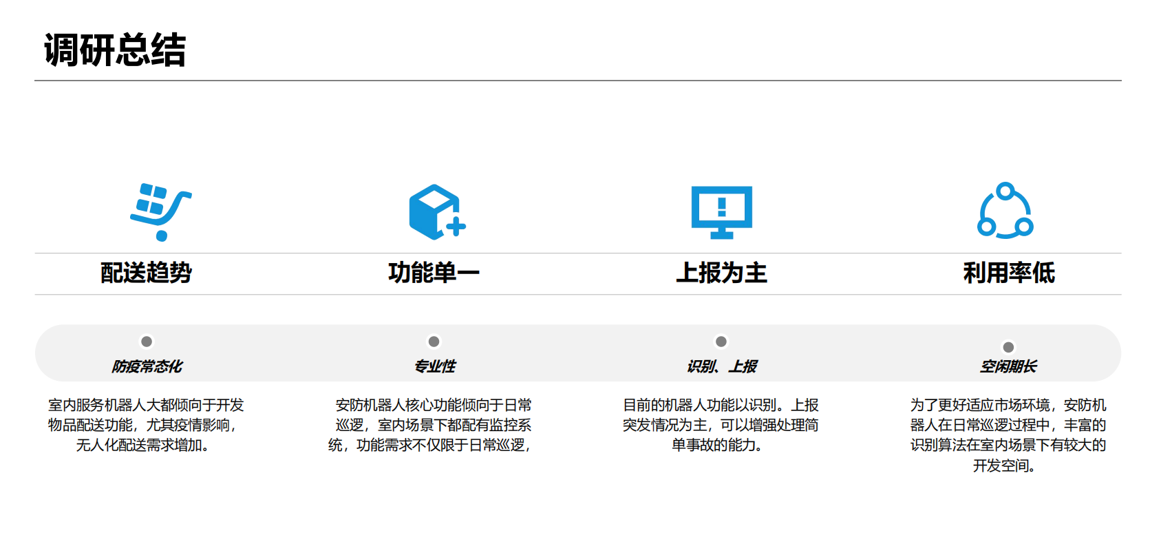 Distribution robot，Indoor robot，Security robot，Course assignment，Emotional monitoring，