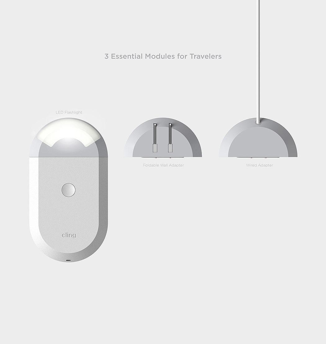 Charger，Wireless charging，Rare earth magnet，Interchangeable module system，