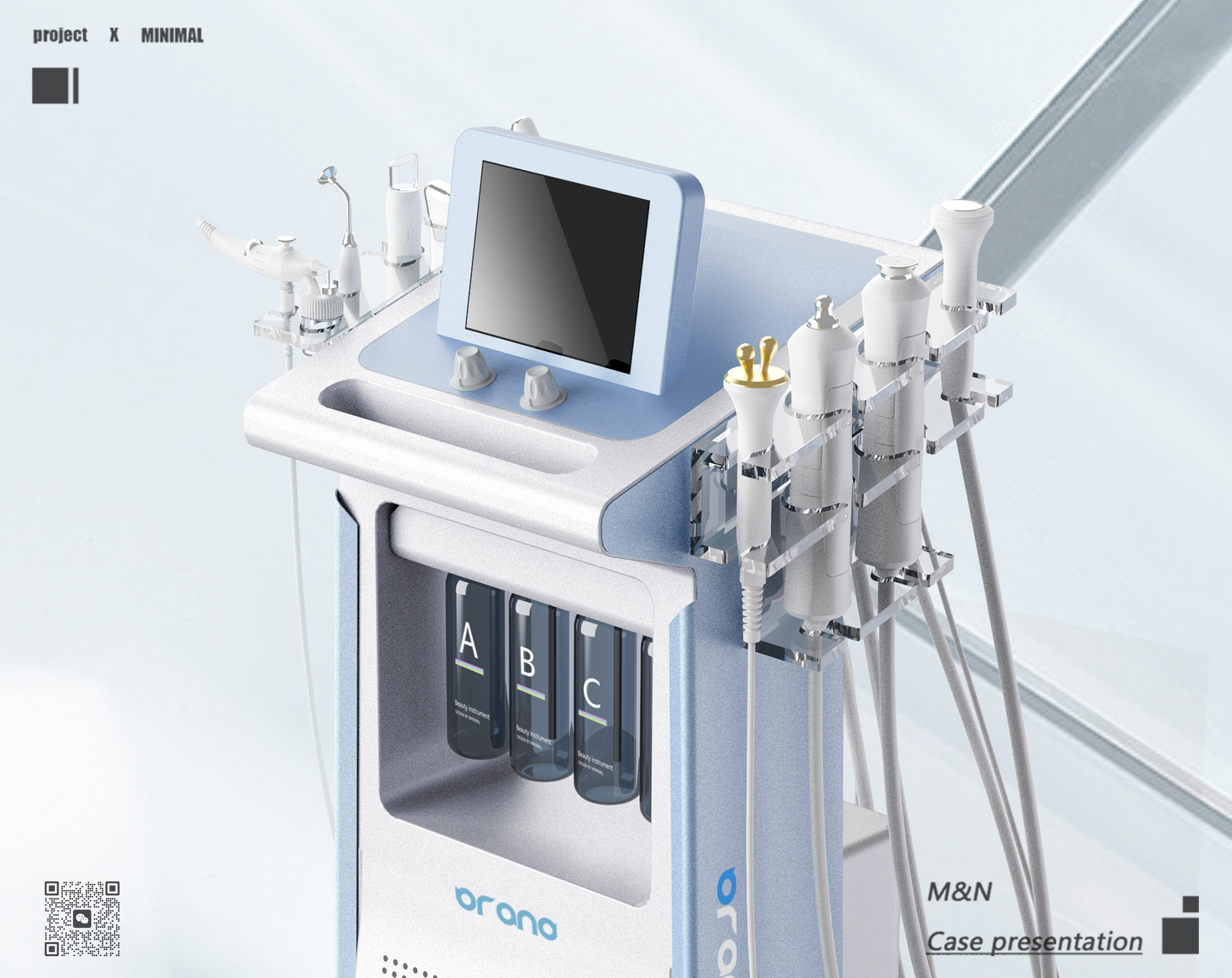 product design，hospital line instrument，Beauty instrument design，industrial design，