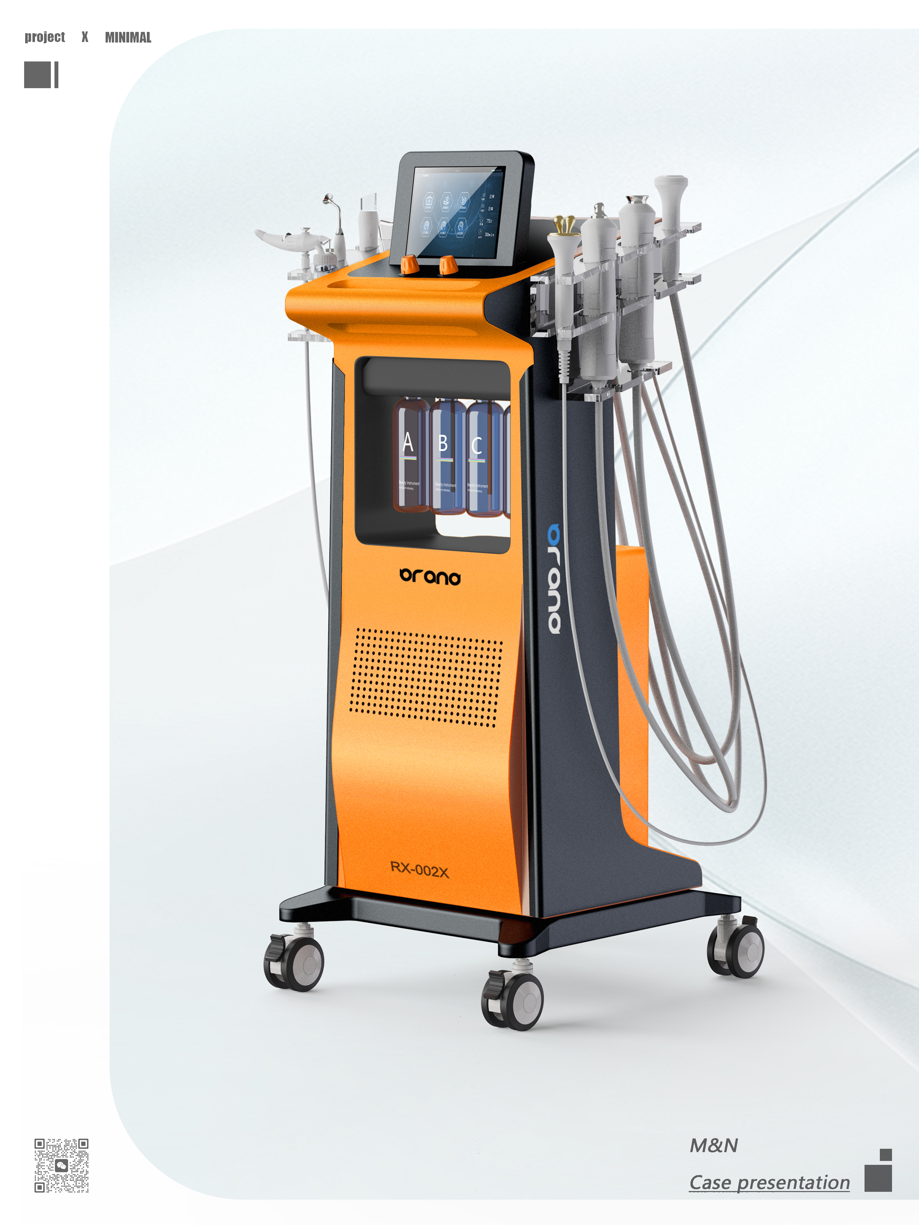 product design，hospital line instrument，Beauty instrument design，industrial design，