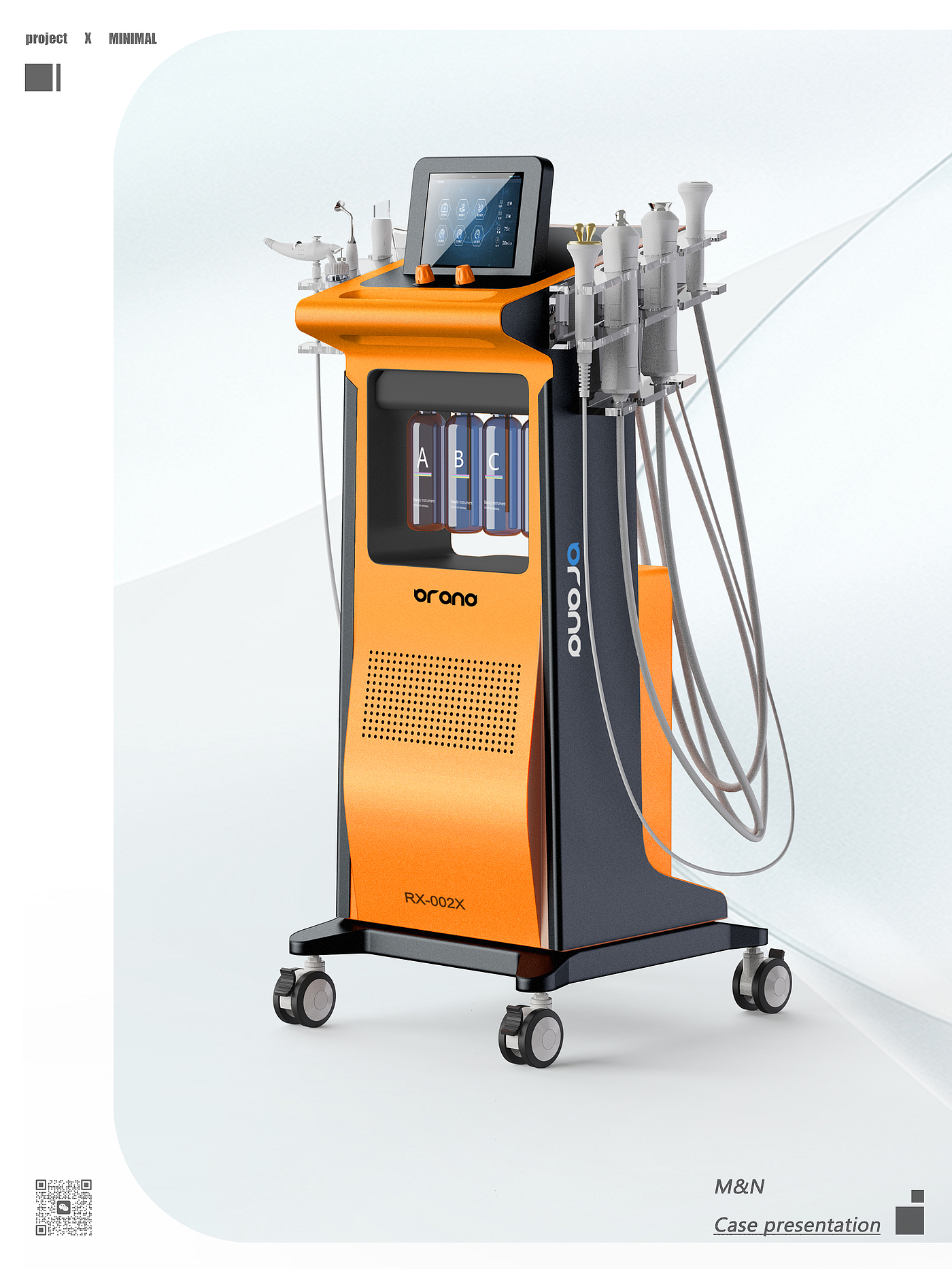 product design，hospital line instrument，Beauty instrument design，industrial design，