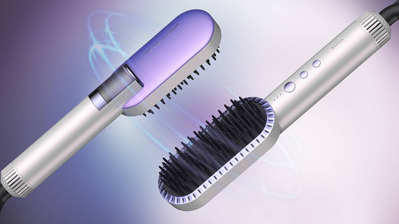 Straight hair comb，Essential Oil Straightening Hair Comb，Appearance design，