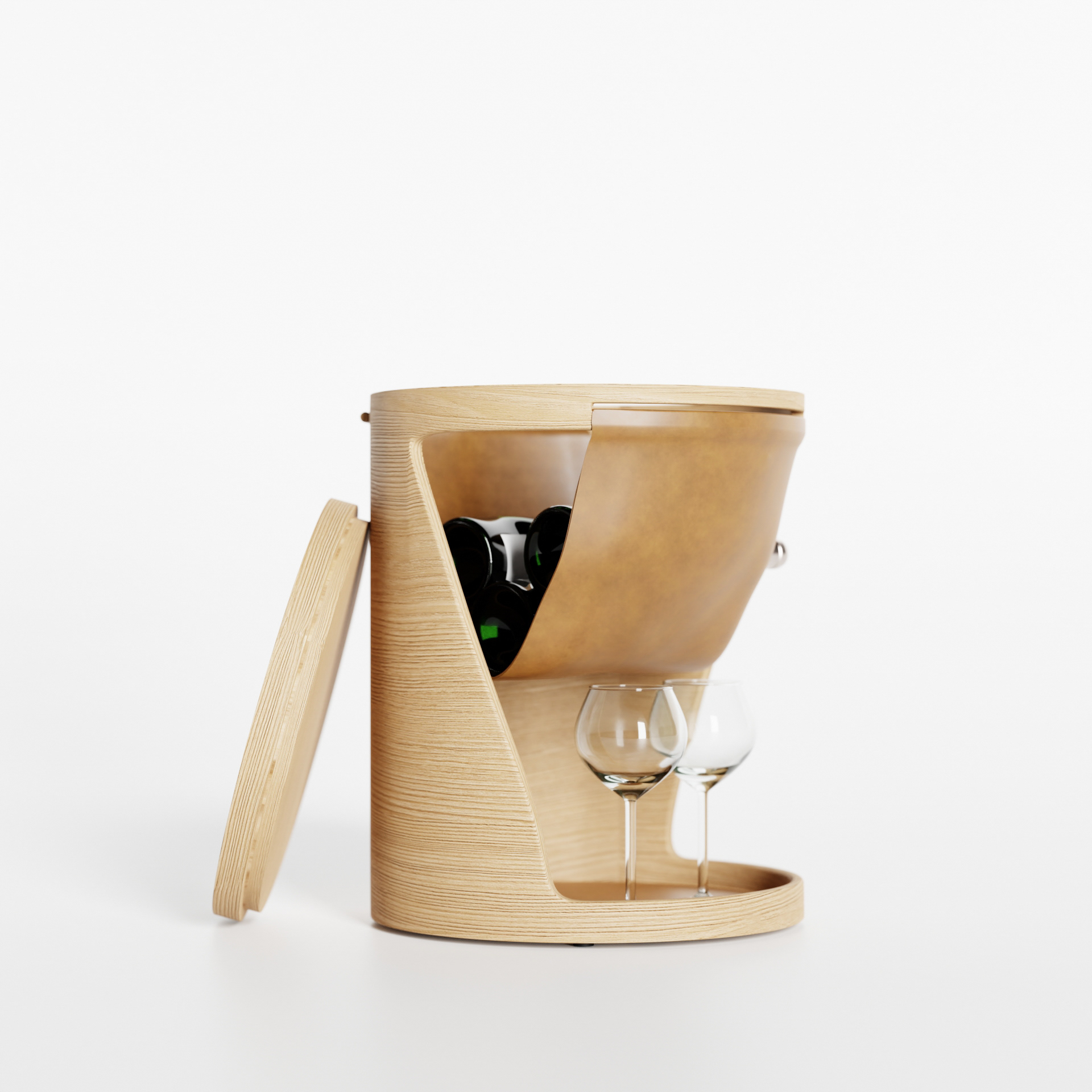 ROLL，Side table，furniture，Storage cabinet，