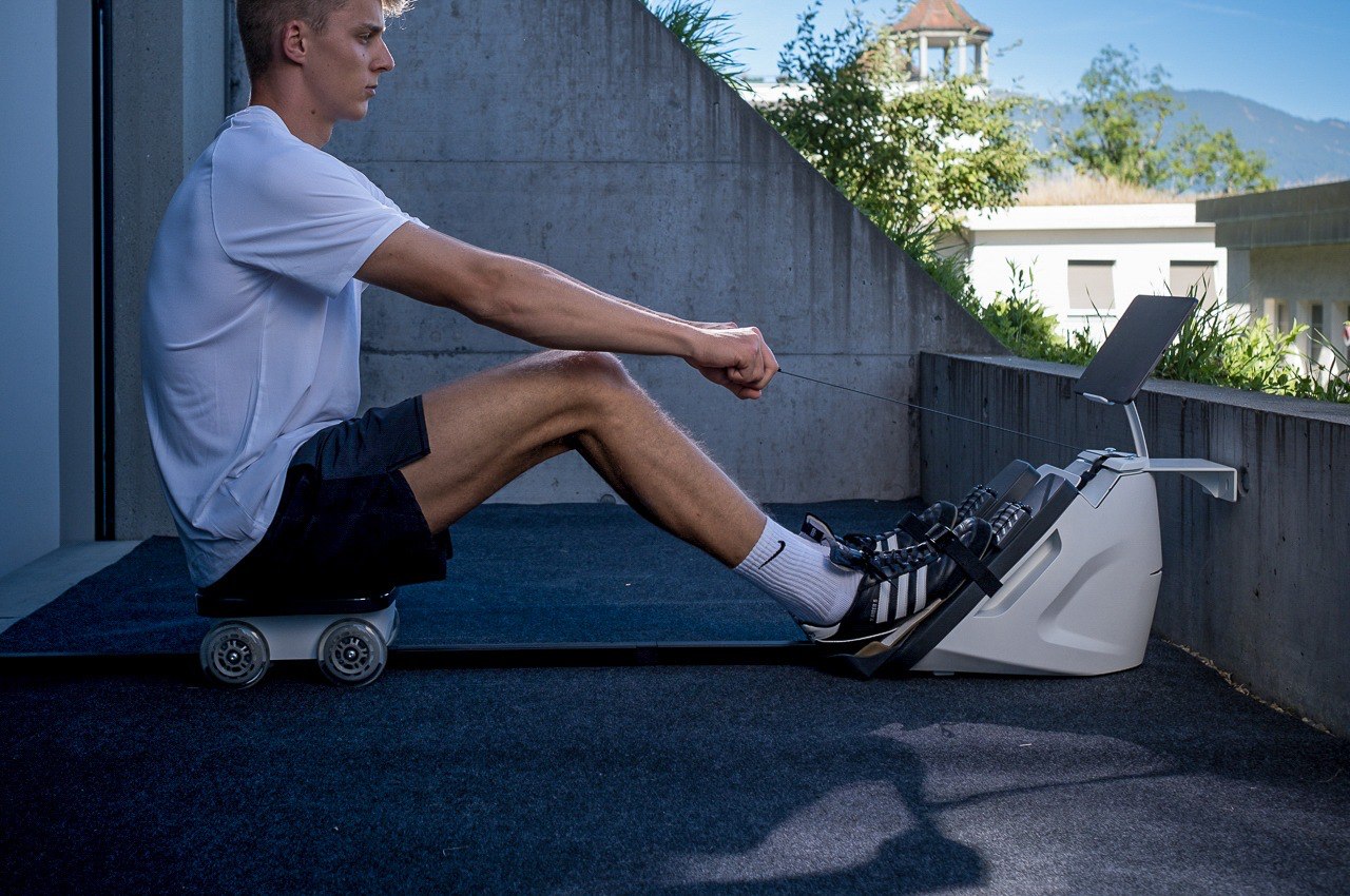 Rowing machine，family exercise，product design，Mini，