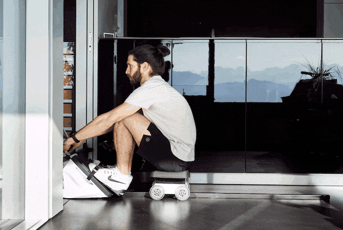 Rowing machine，family exercise，product design，Mini，
