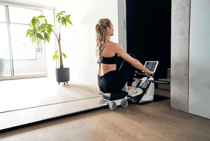 Rowing machine，family exercise，product design，Mini，