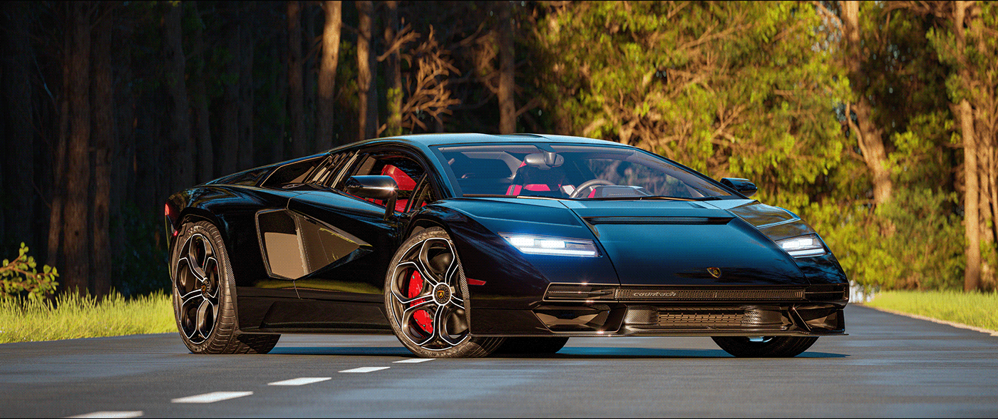 Lamborghini，vehicle，Sports car，Lamborghini，Countach，