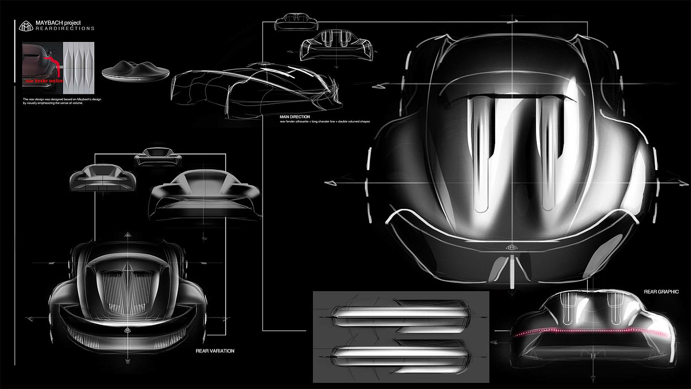 Maybach ，automobile，industrial design，Traffic design，