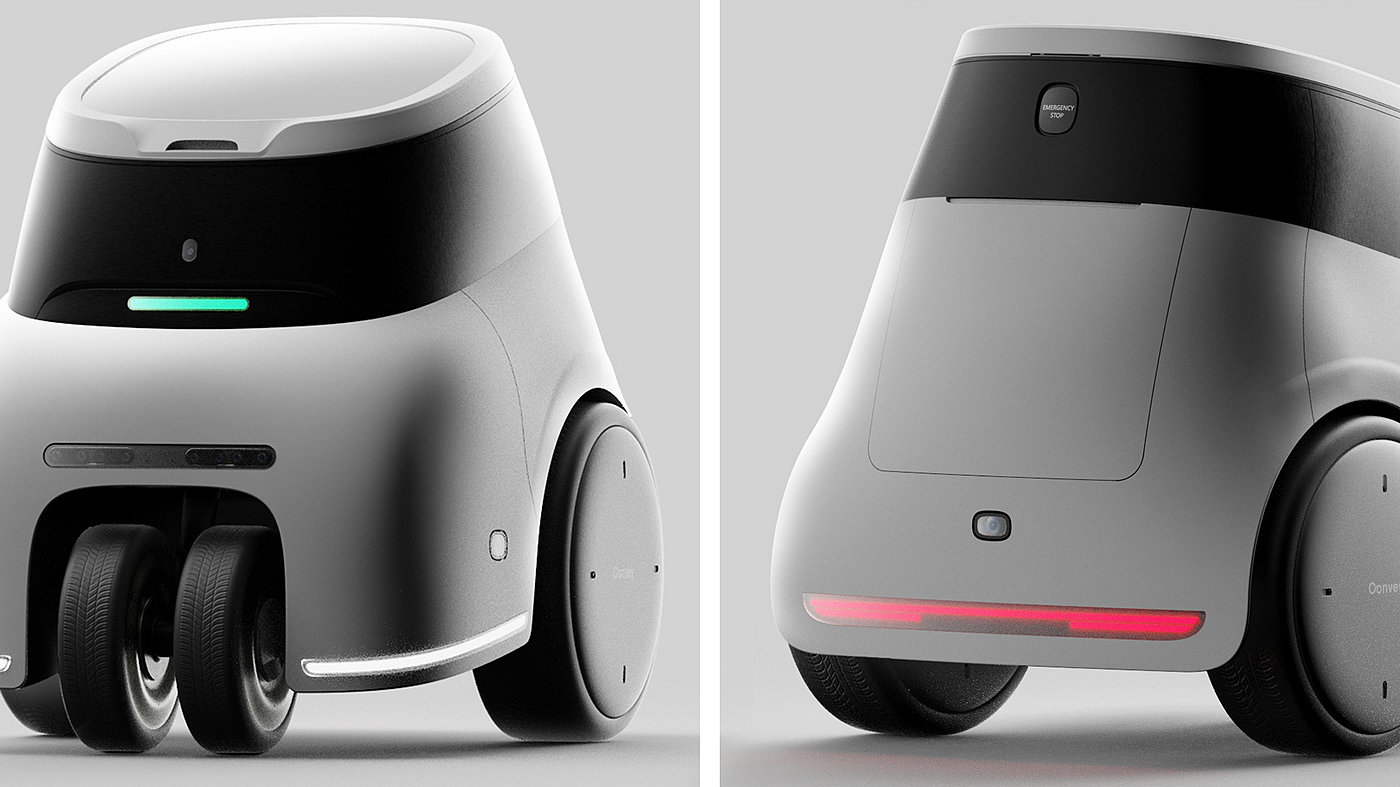 Intelligent products，Technology design，Express robot，Appearance design，